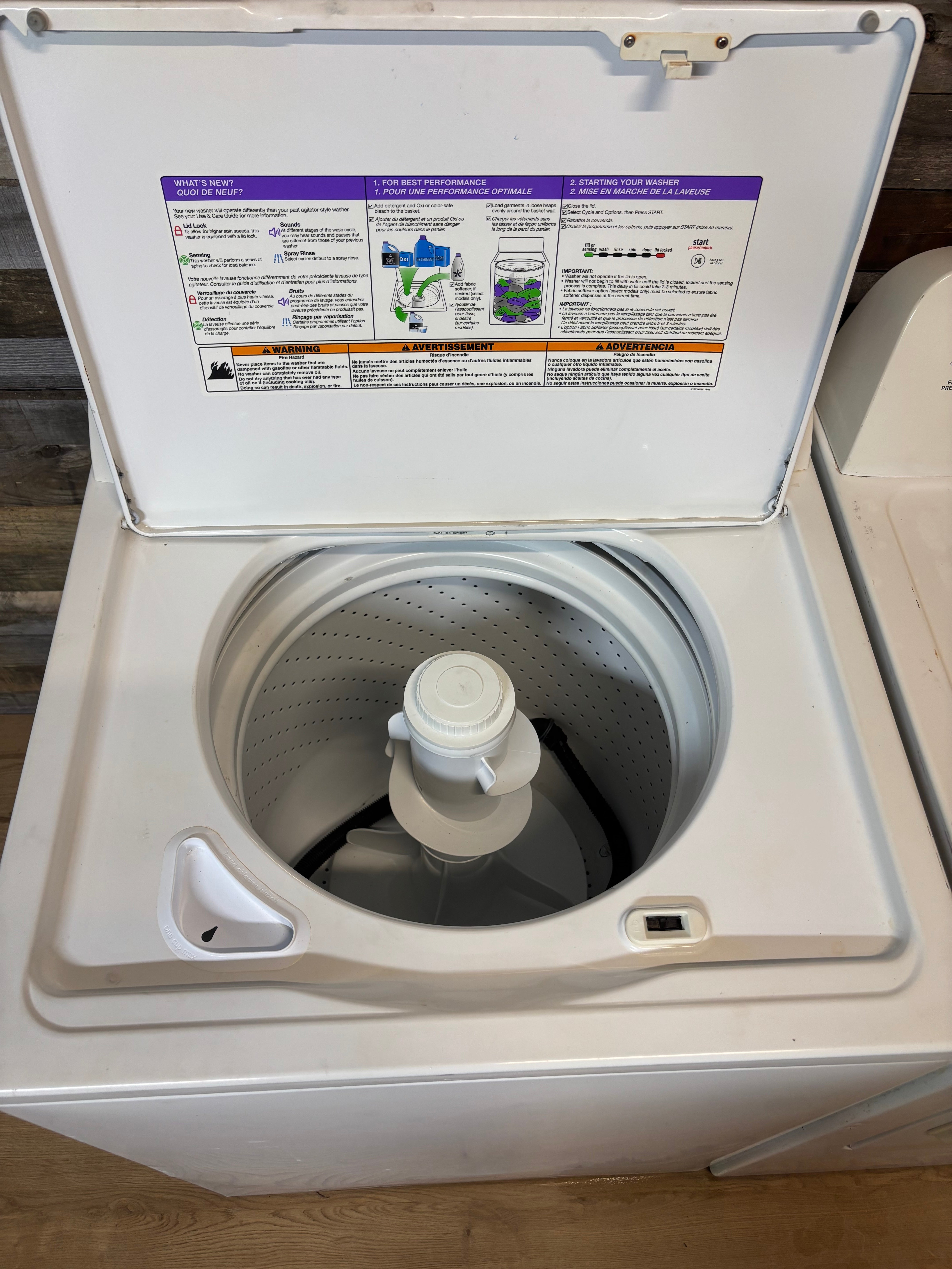 Amana Whirlpool Top Load Set