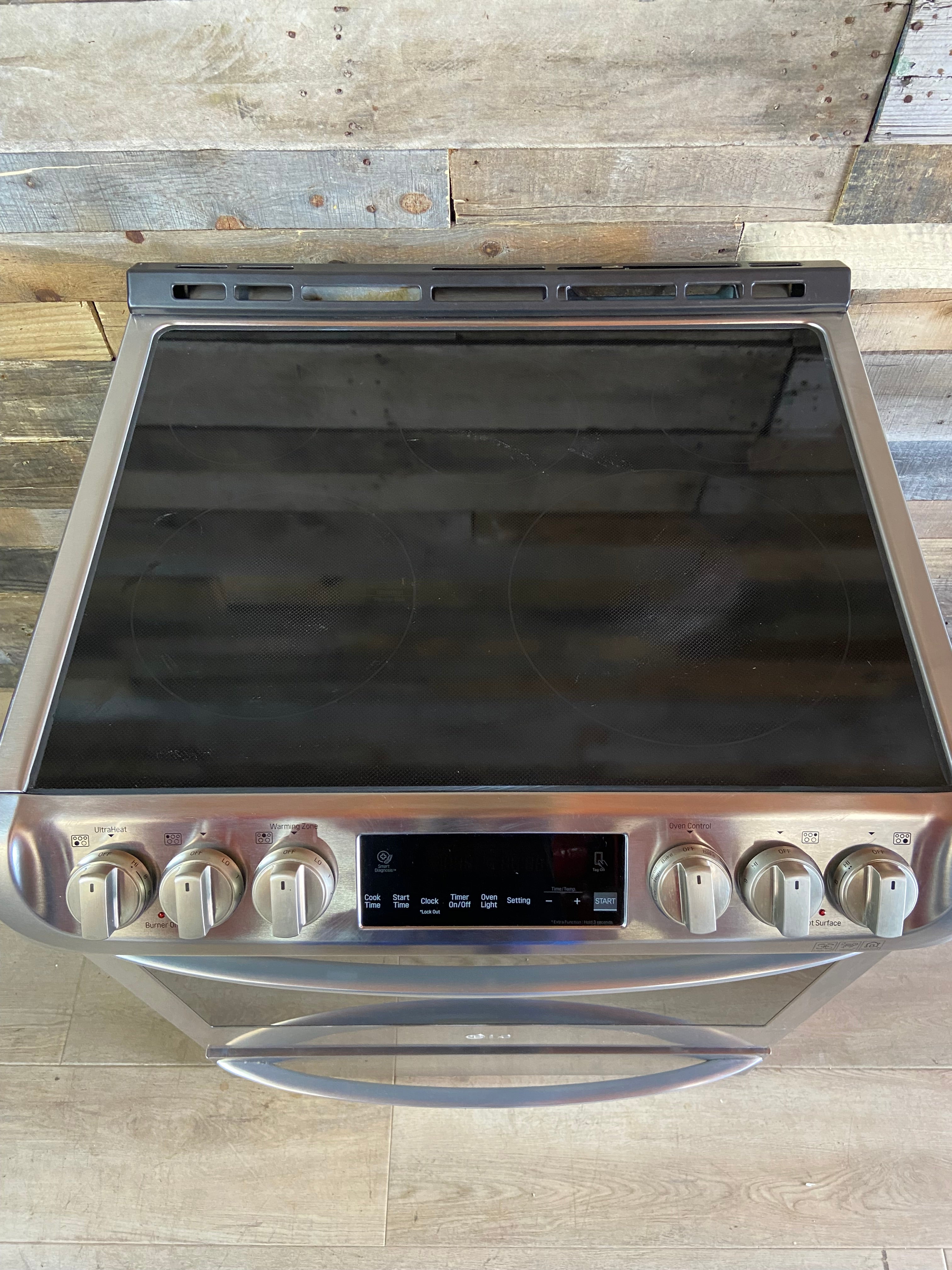 LG Stainless Steel Slide In Convection Oven Range