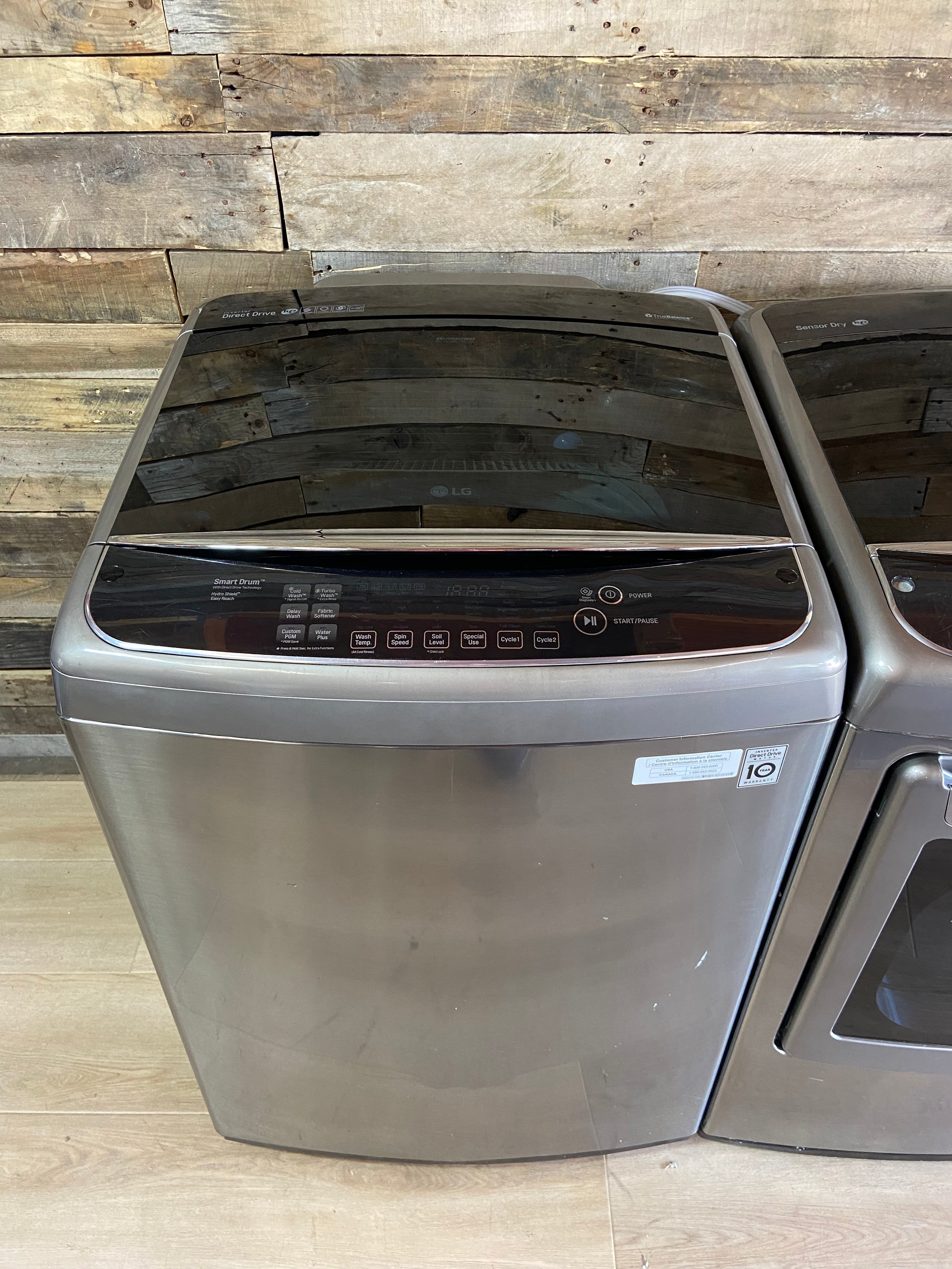 Stainless LG Large Capacity Smart Drum Set