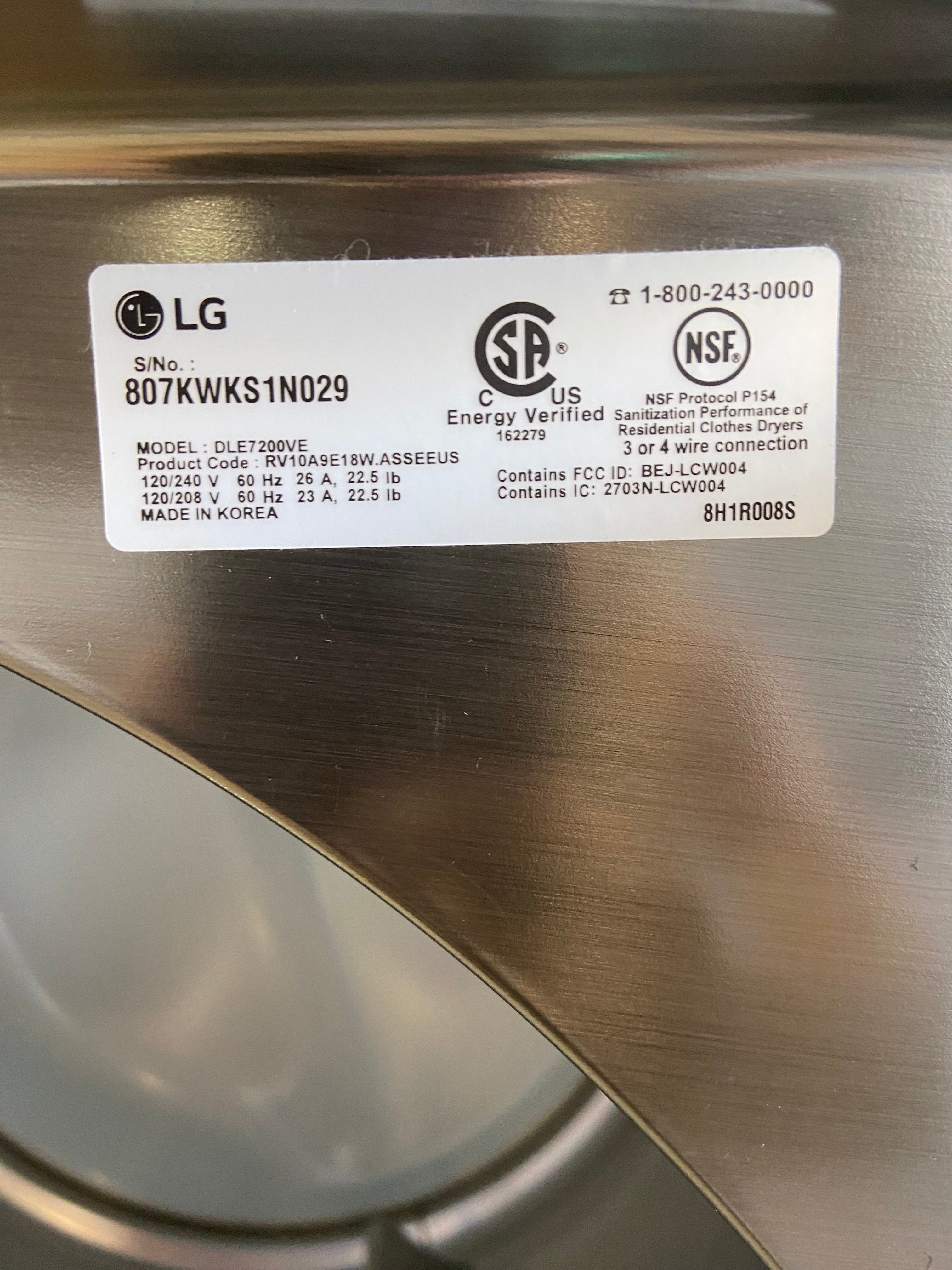 LG Grey Direct Drive Top Load Set