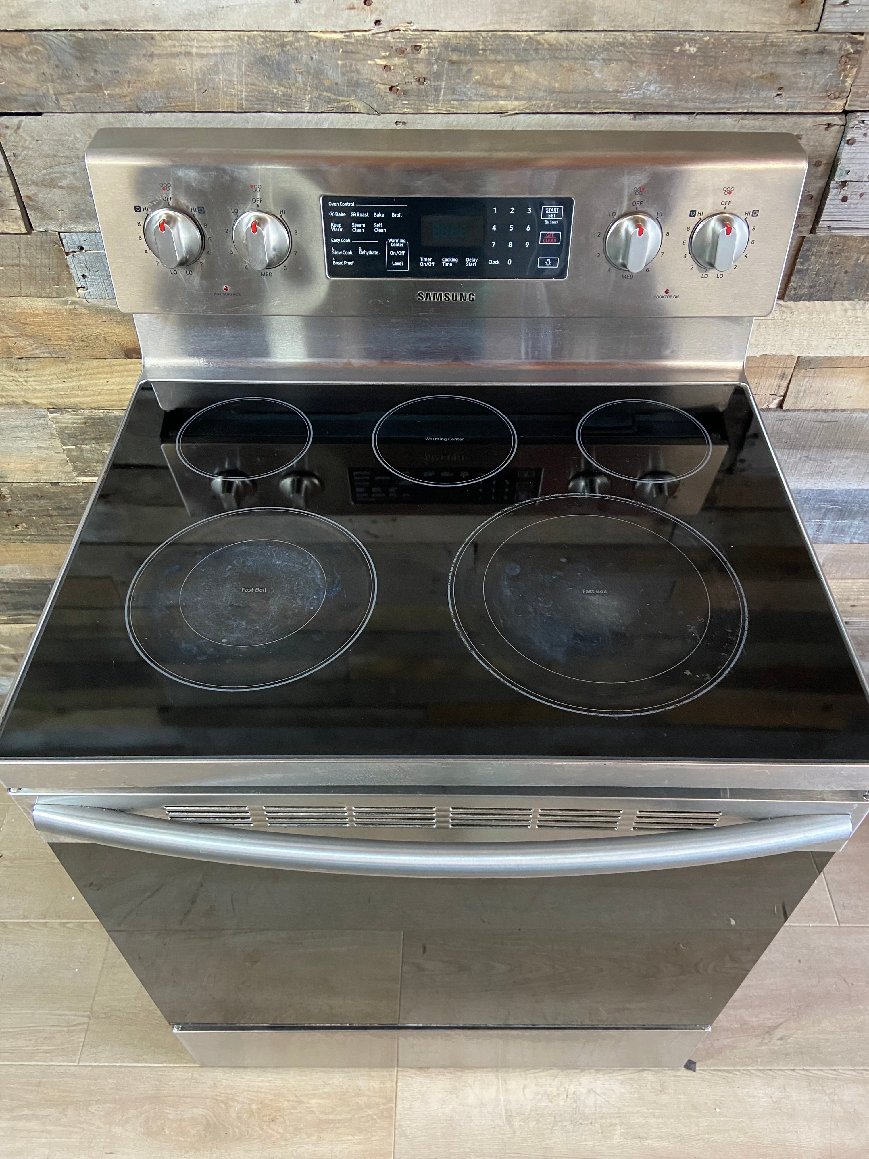 Samsung Stainless 5 Burner Range Convection Oven