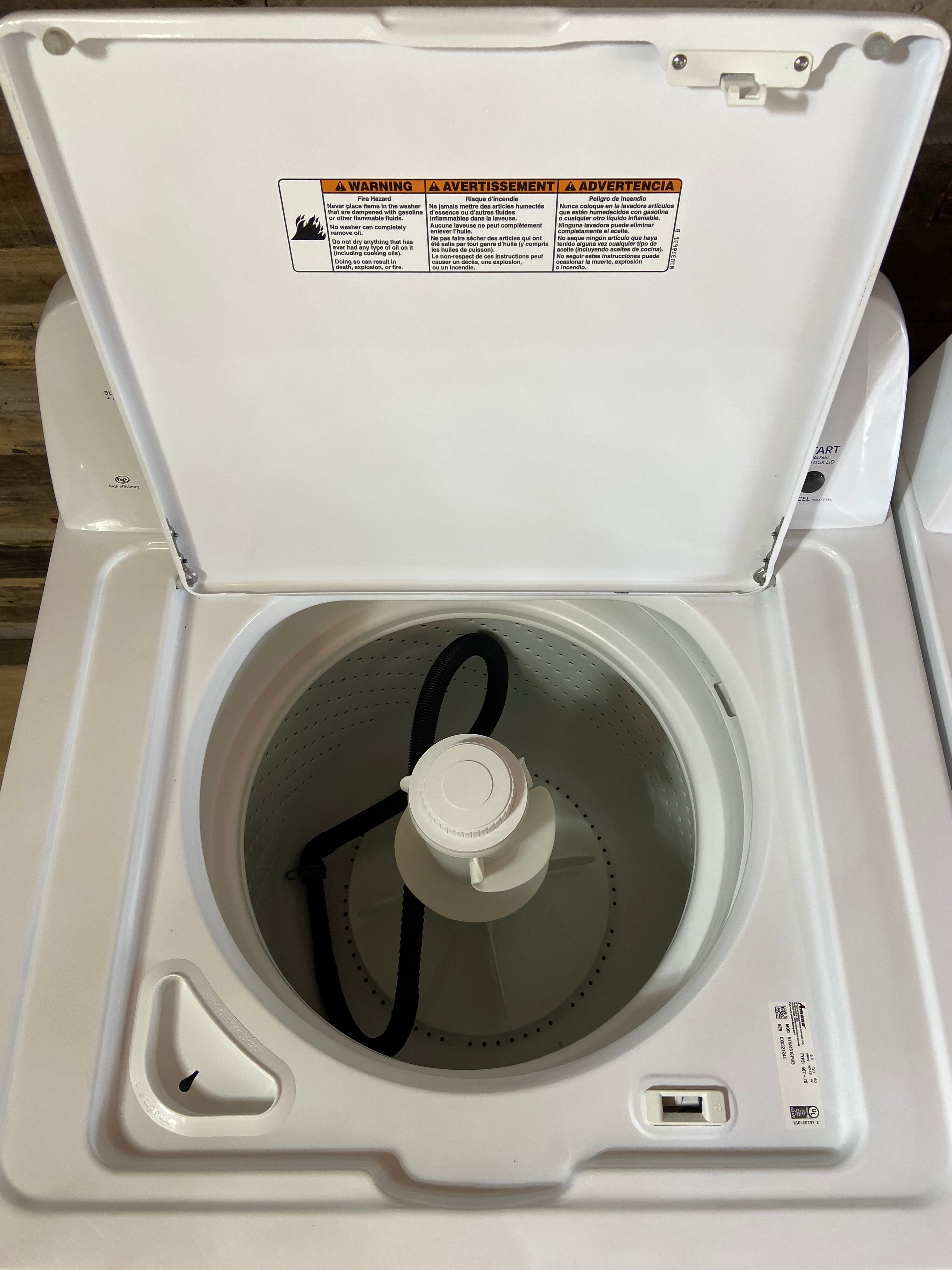 Amana Top Load Washer & Dryer Set