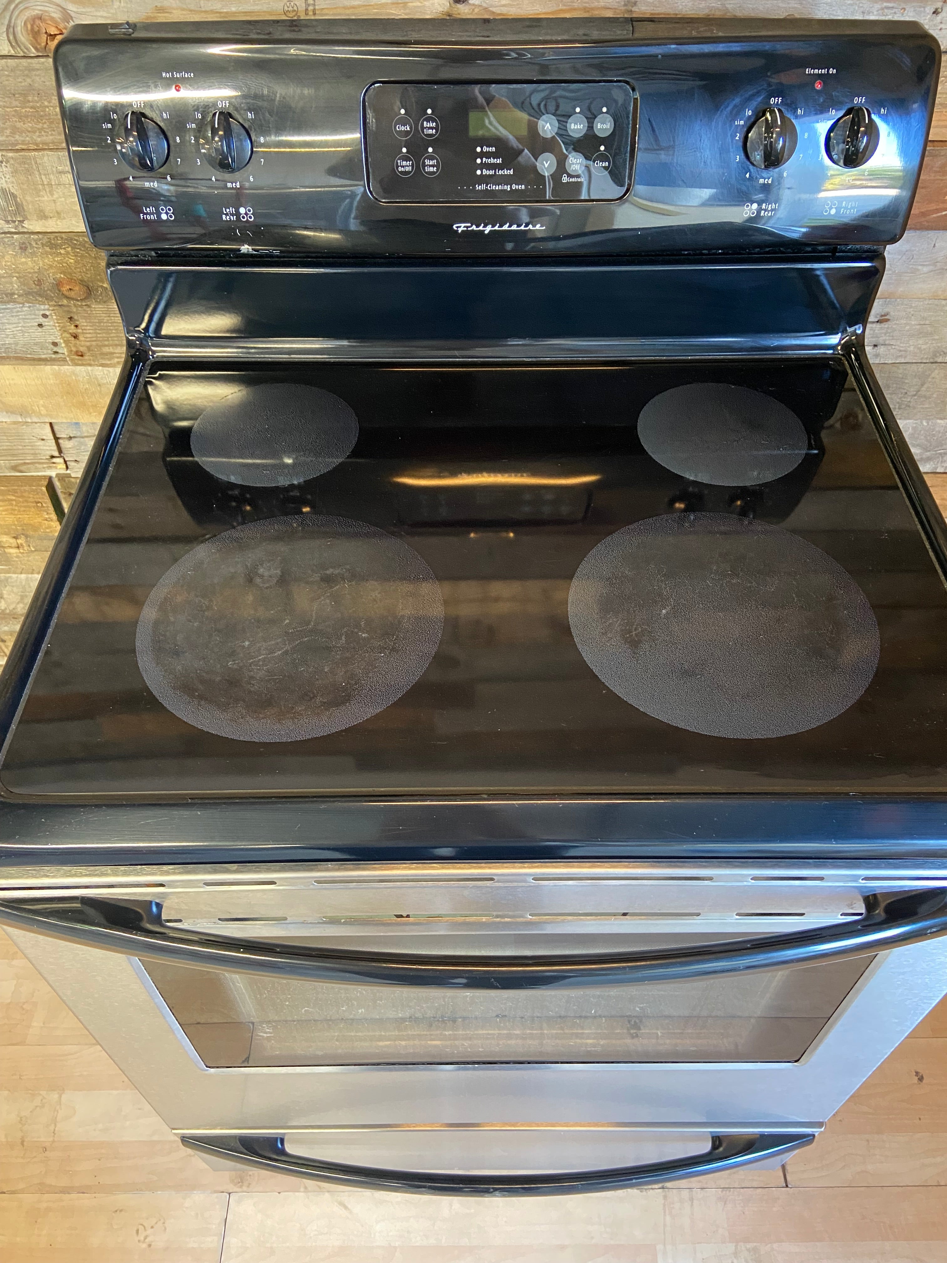 Frigidaire Stainless Glass Top Range