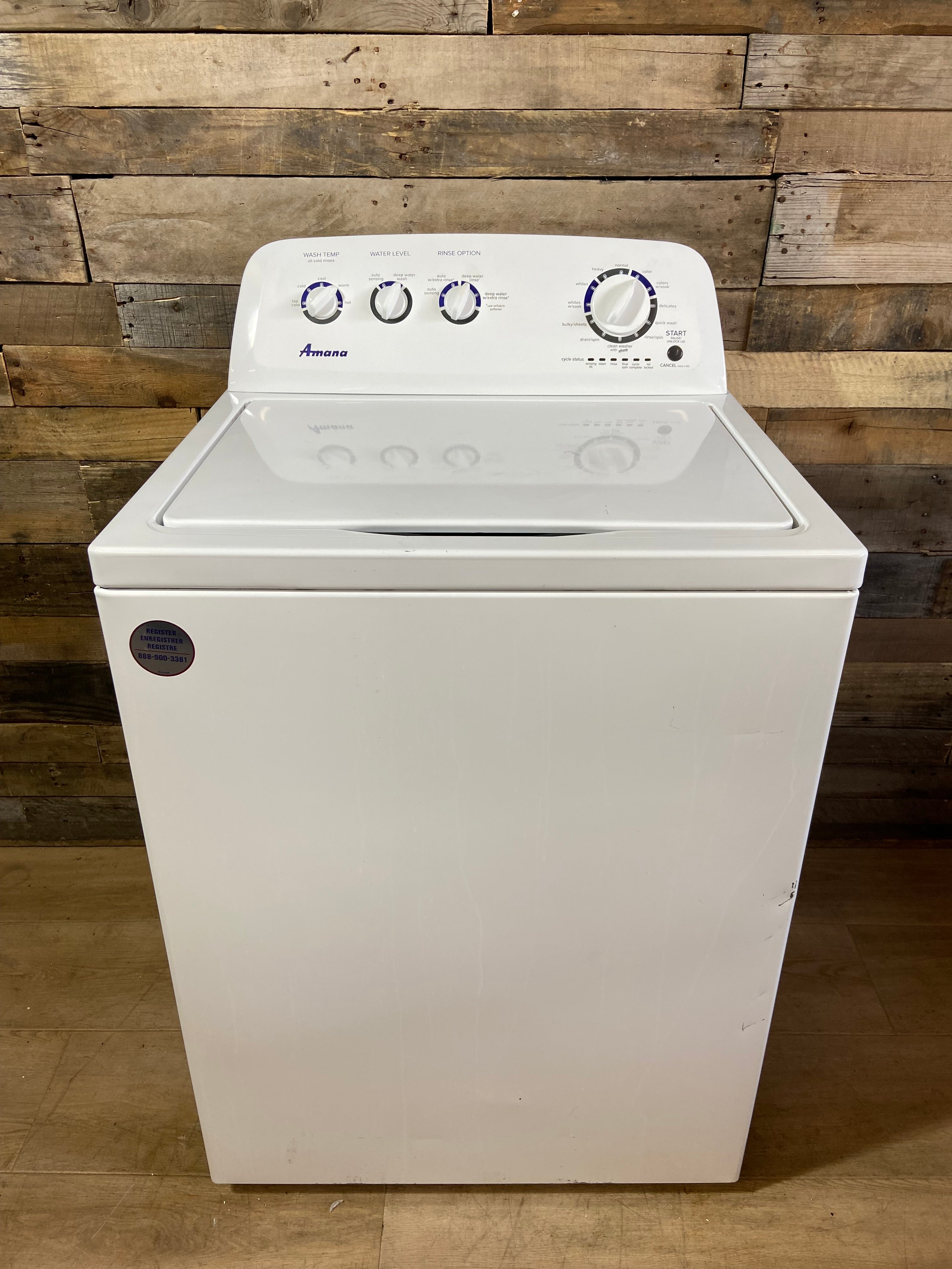 Amana Top Load Stainless Steel Tub Large Capacity Washer