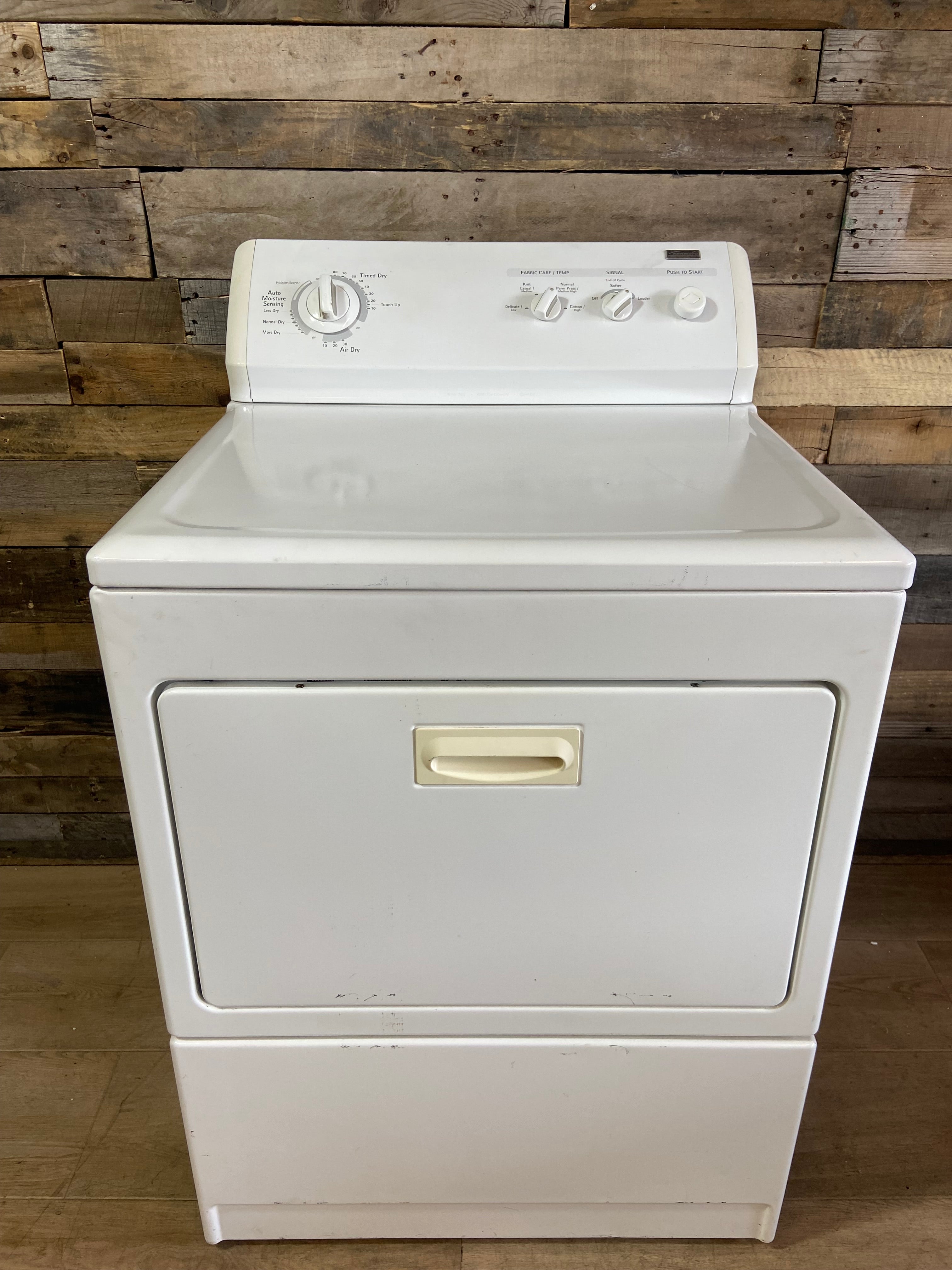 Kenmore Elite White Dryer