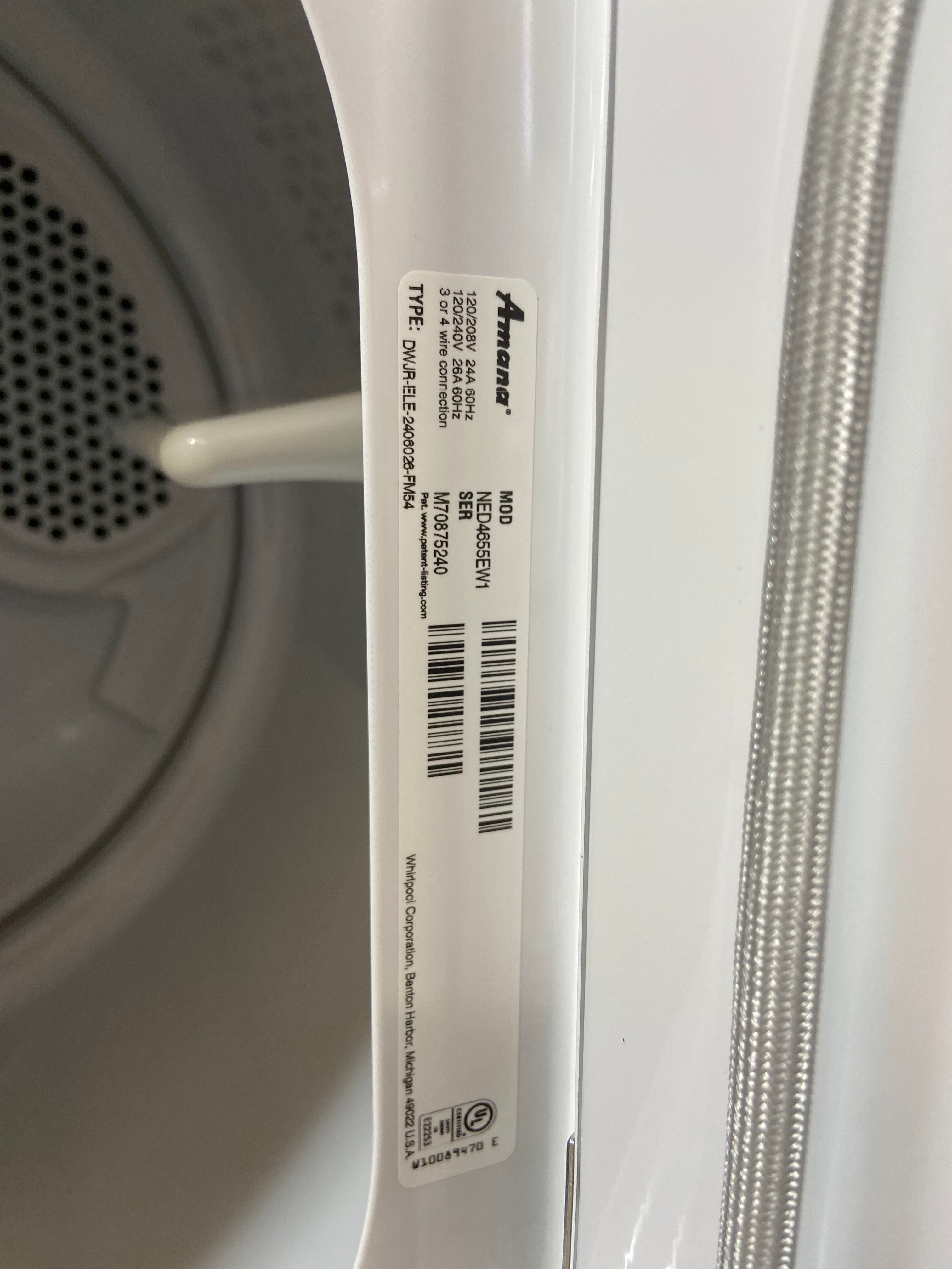 Amana Top Load Washer & Dryer Set