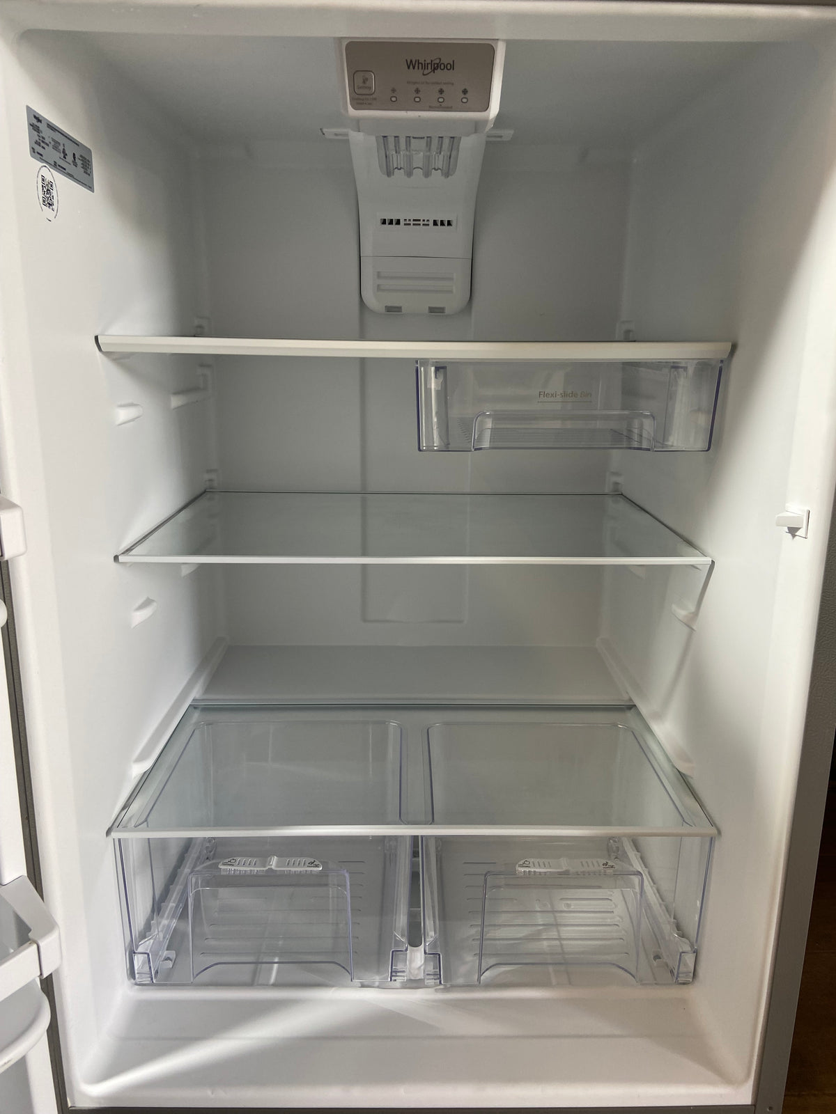 Whirlpool 30” Stainless Steel Top/Bottom Refrigerator With Ice Maker