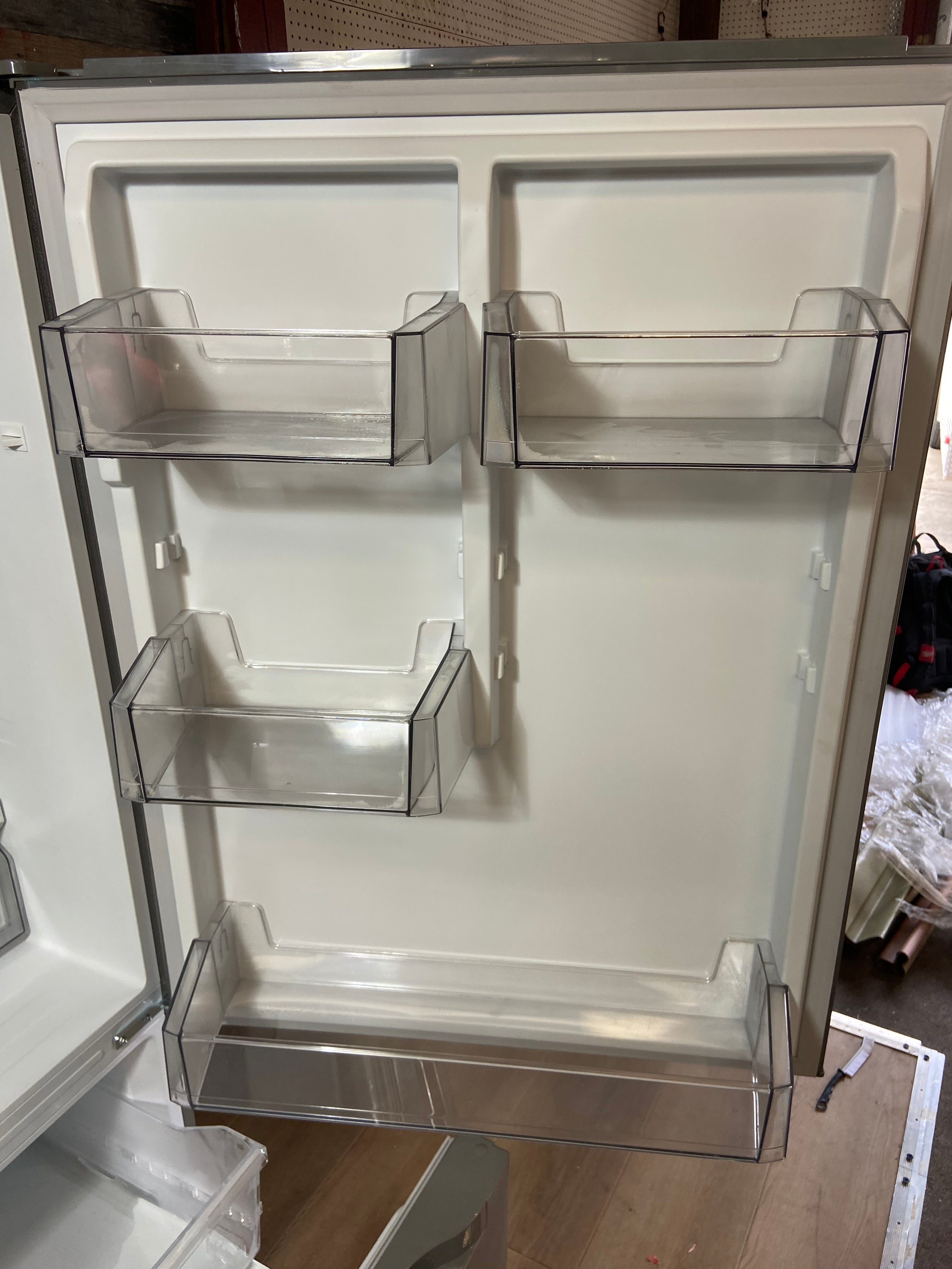 Midea 18.7 Cu. Ft. Top Freezer Refrigerator – Stainless Steel