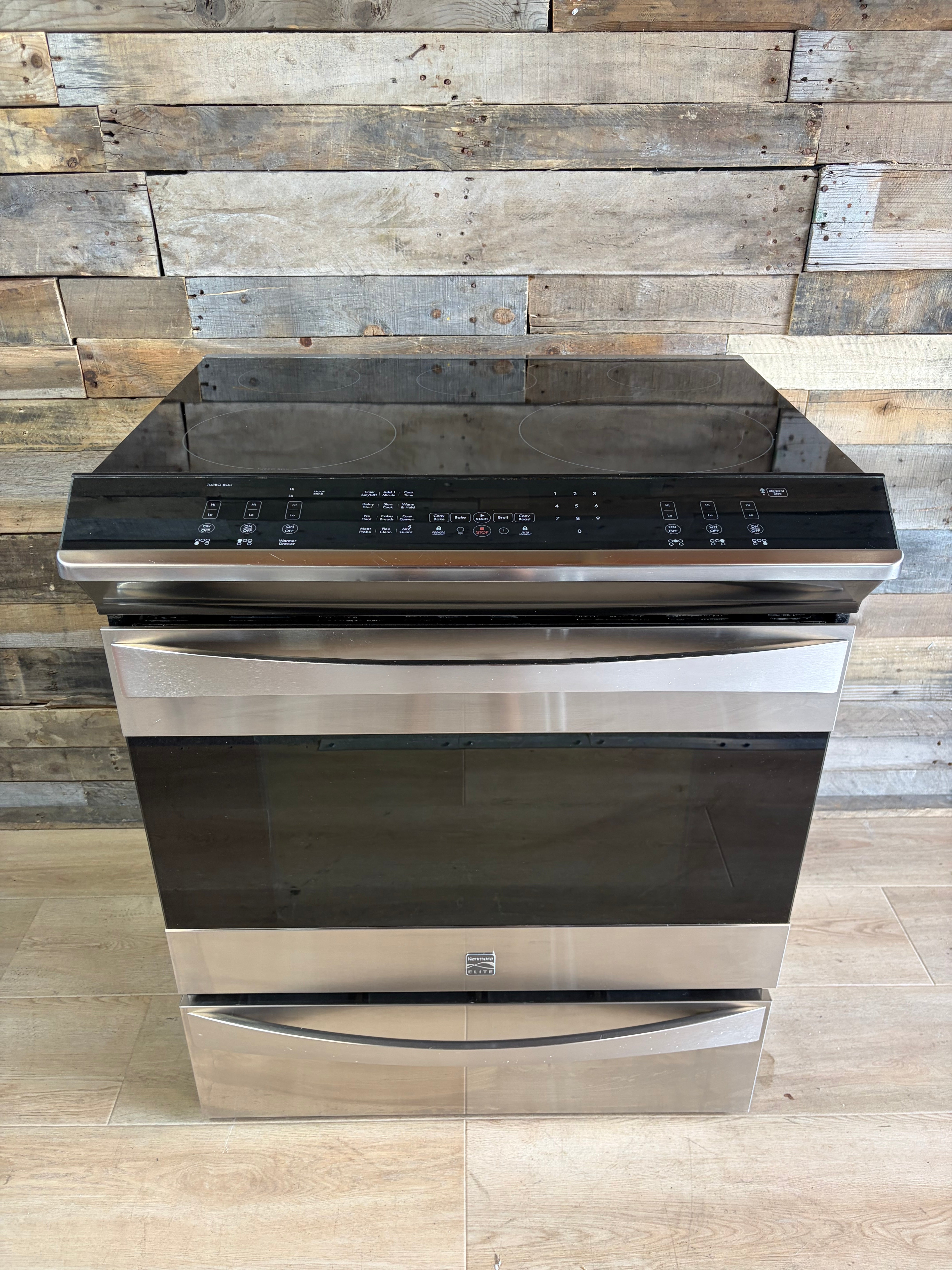 Kenmore Elite Stainless Slide In Convection Range
