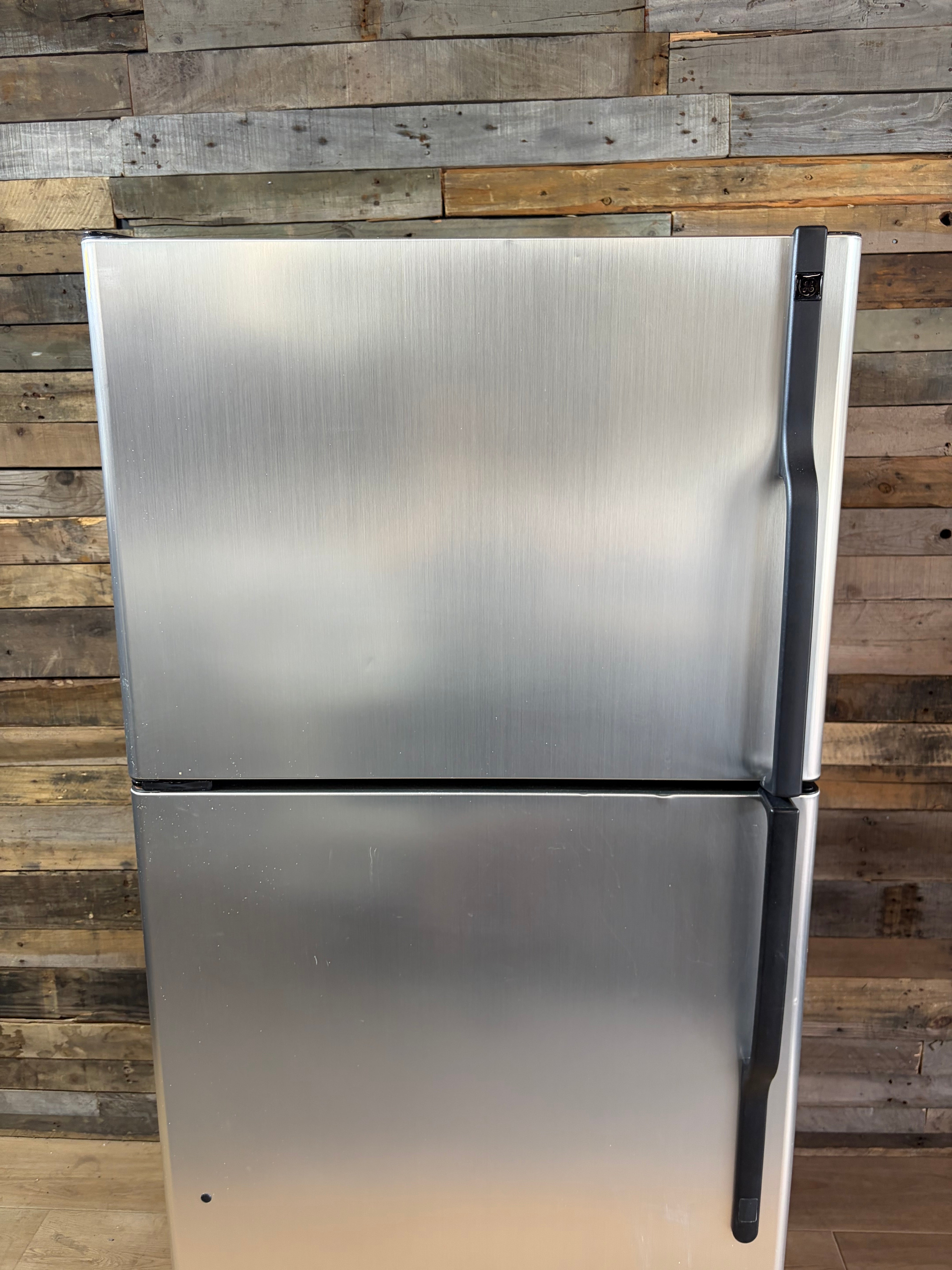 GE Stainless Top Bottom Refrigerator