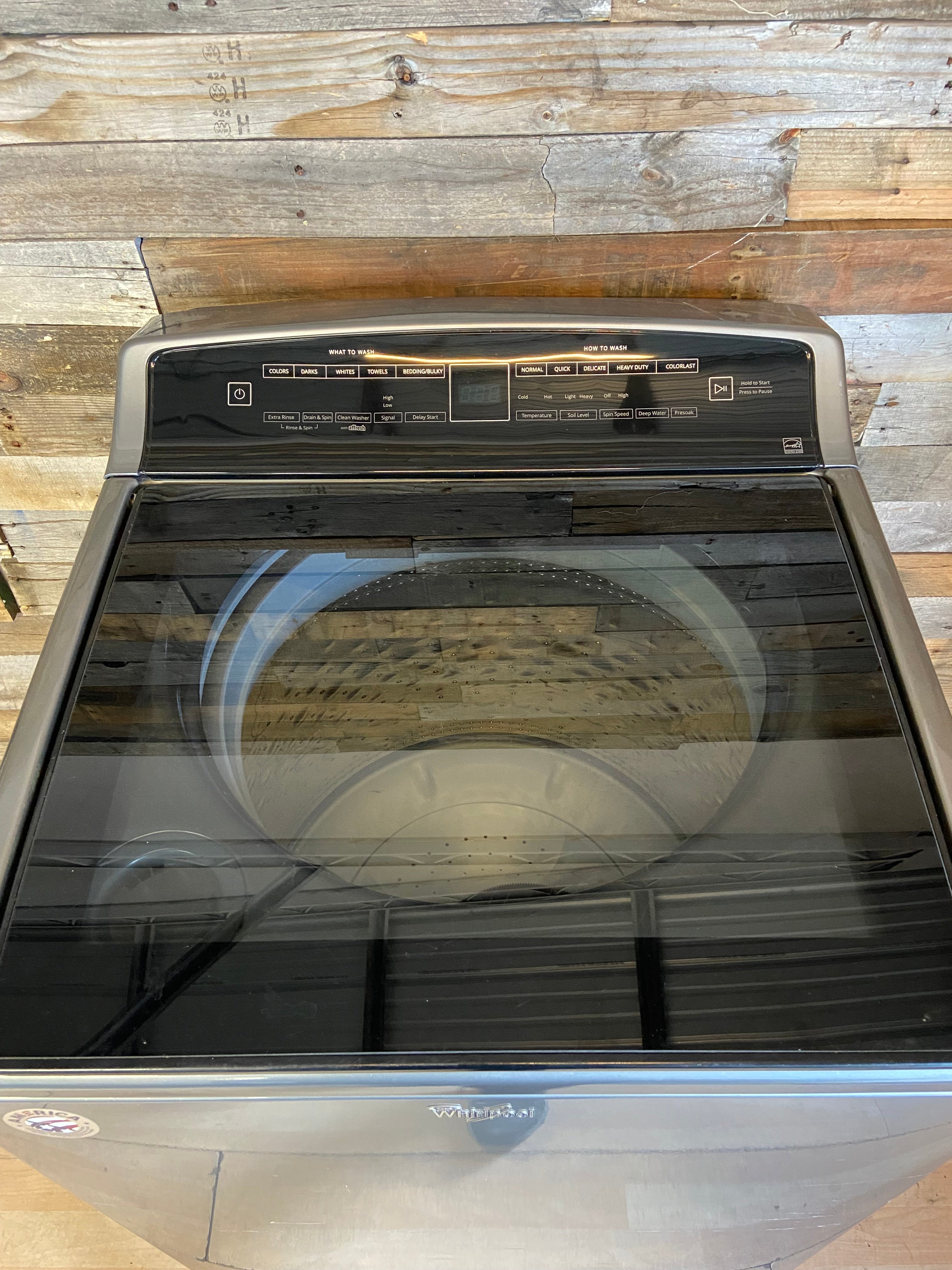 Whirlpool Grey Top Load Washer