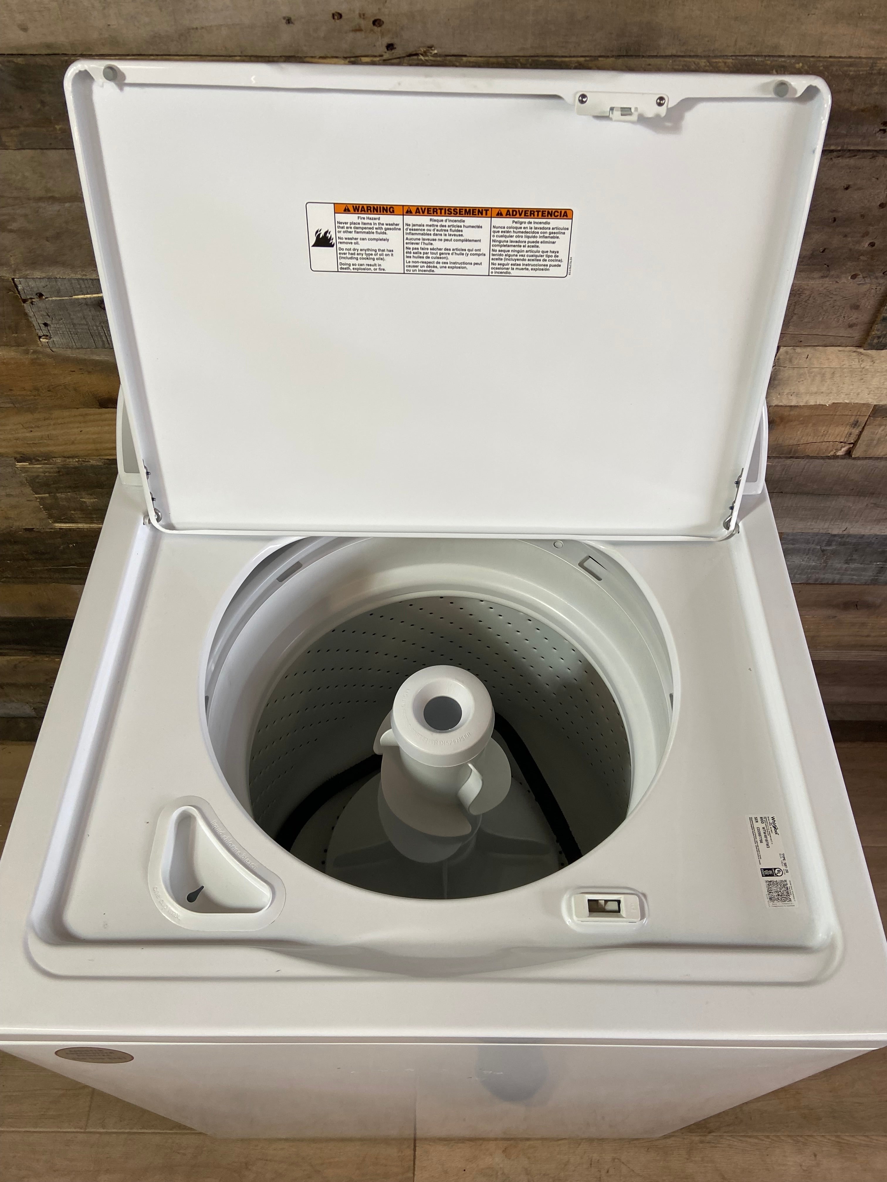 Whirlpool Grey Face Top Load Washer