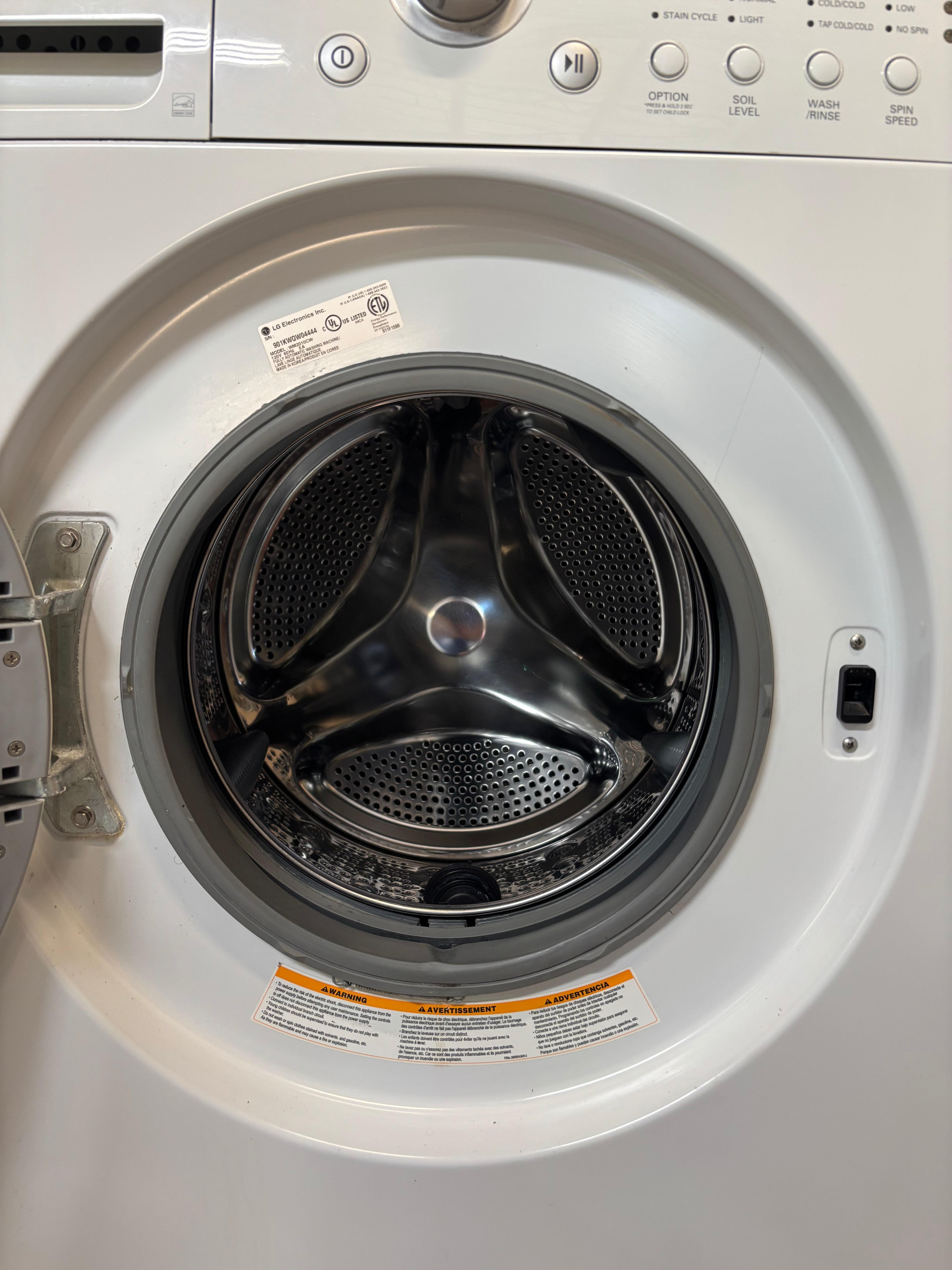 LG White Door Front Load Set