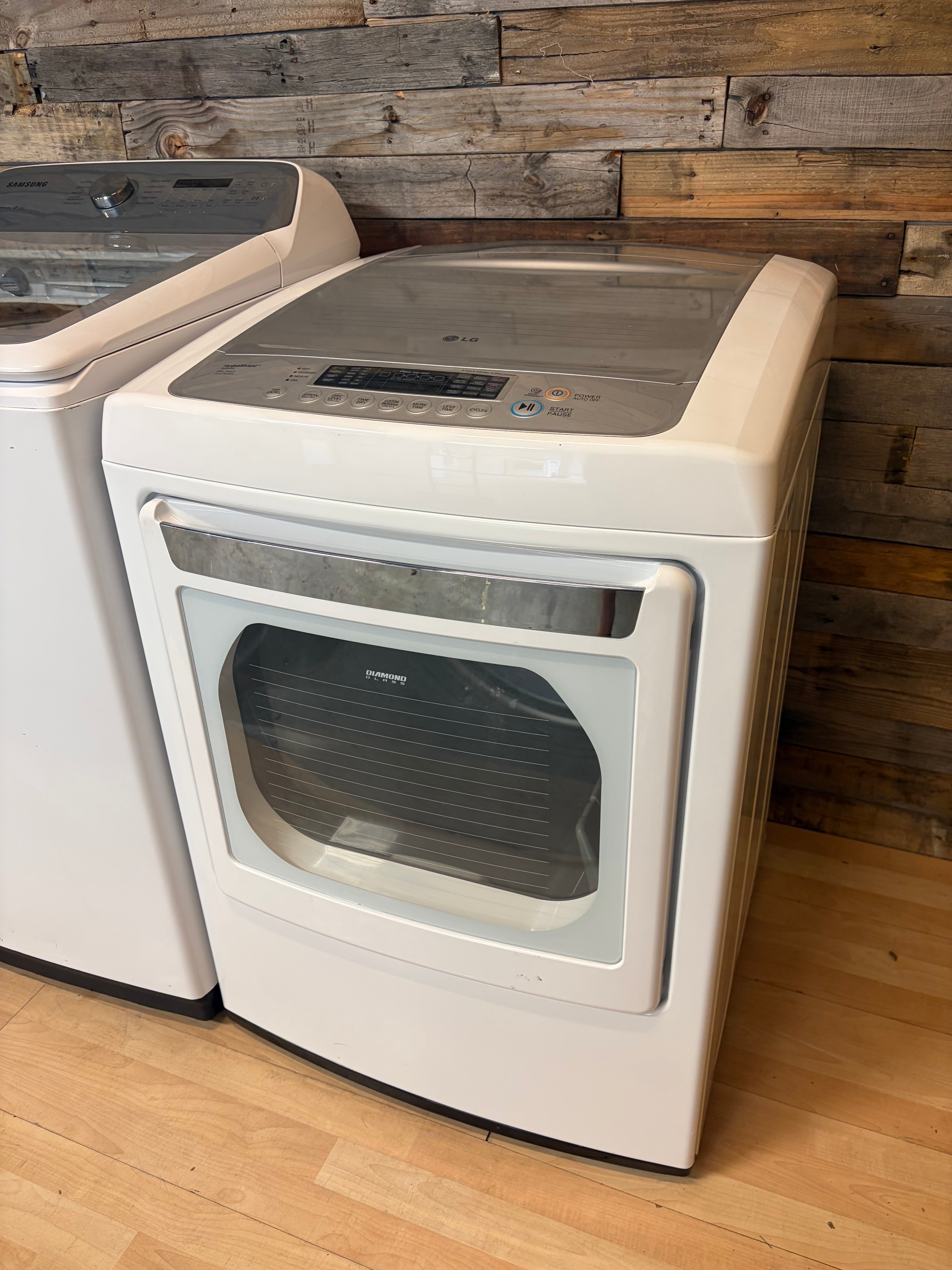 Samsung LG Grey Face Top Load Set