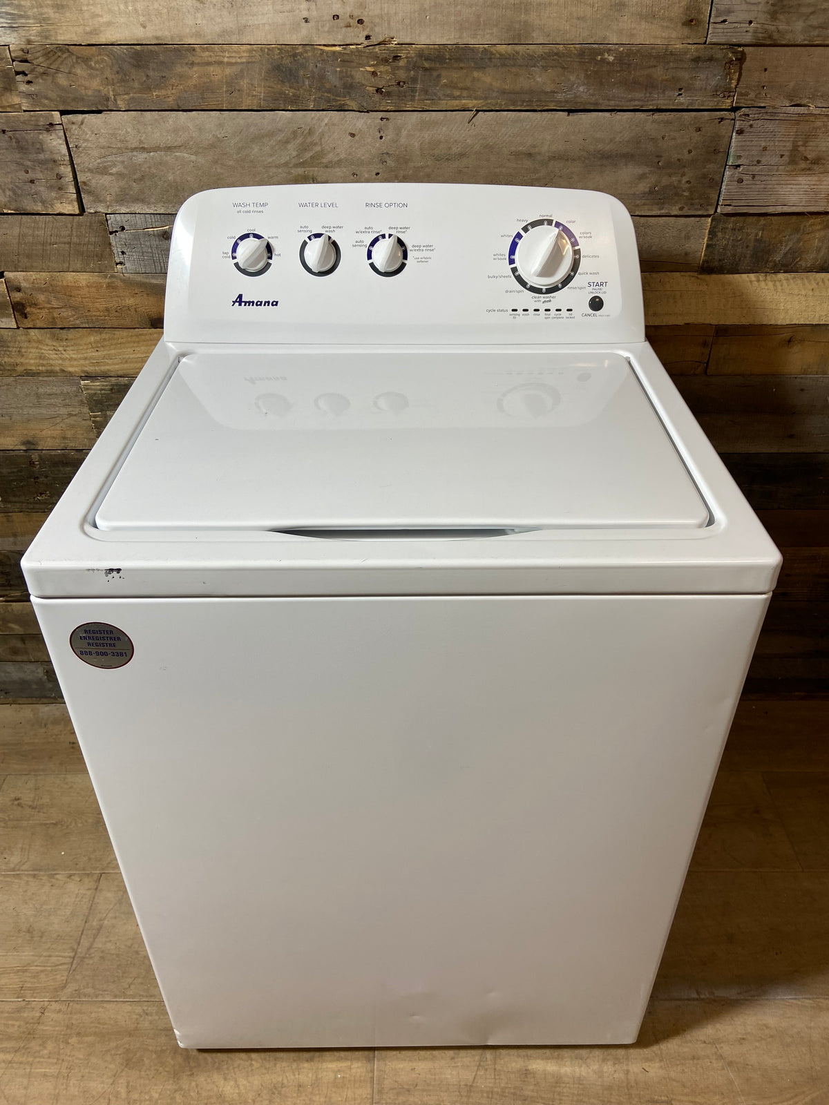 Amana Top Load Large Capacity Stainless Tub Washer