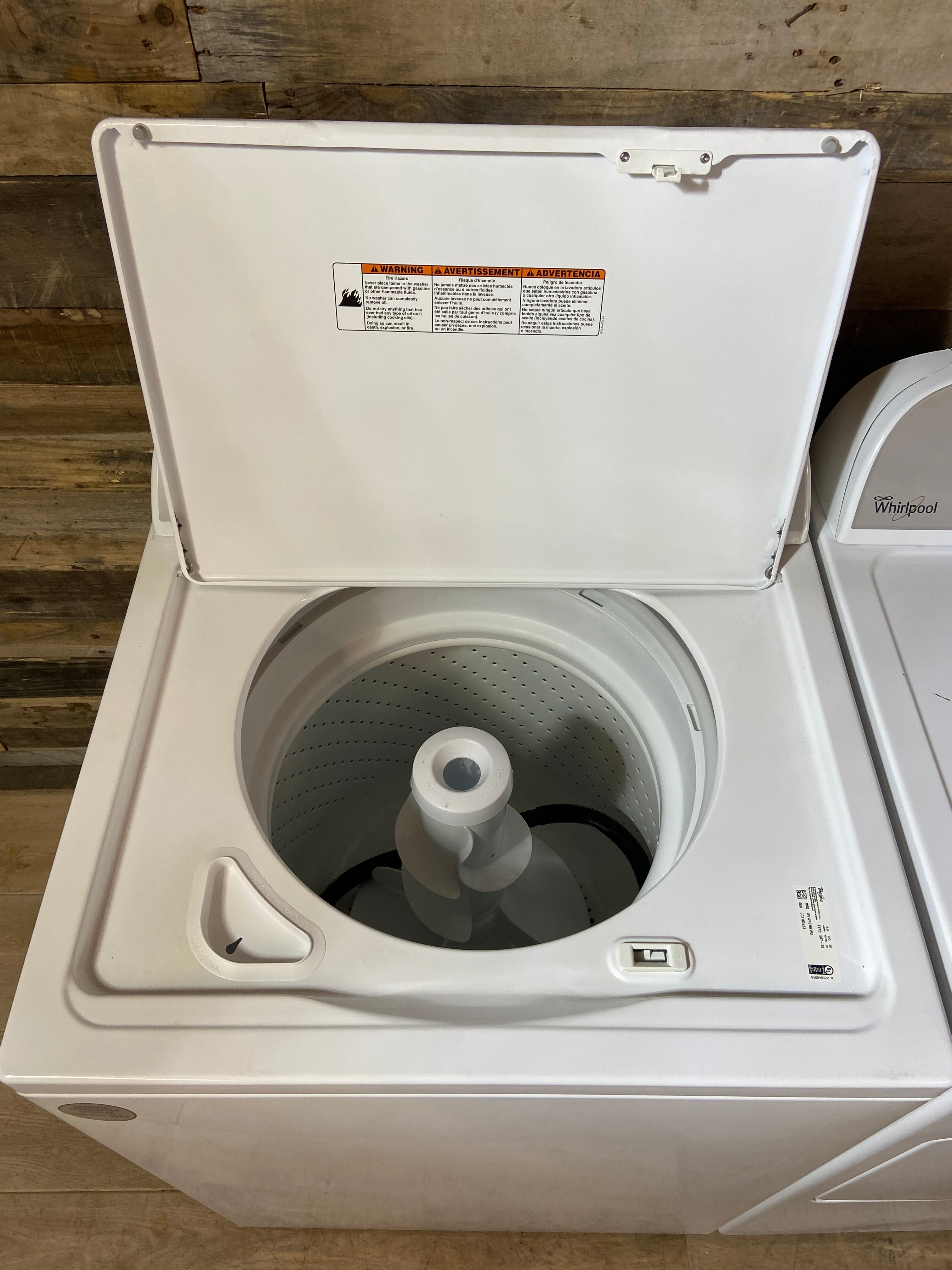 Whirlpool Top Load Washer & Dryer Set