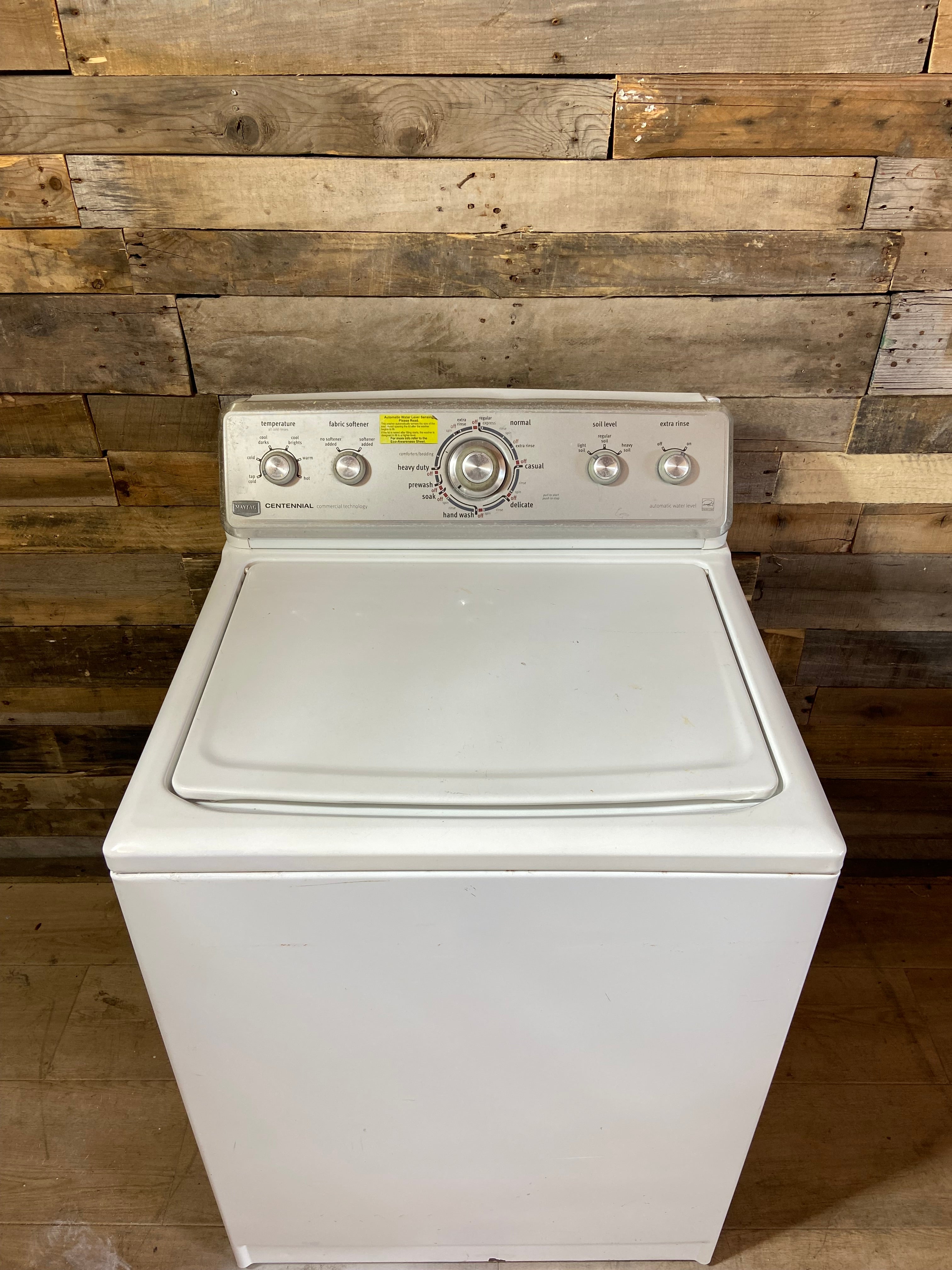 Maytag Centennial Top Load Direct Drive Old School Washer