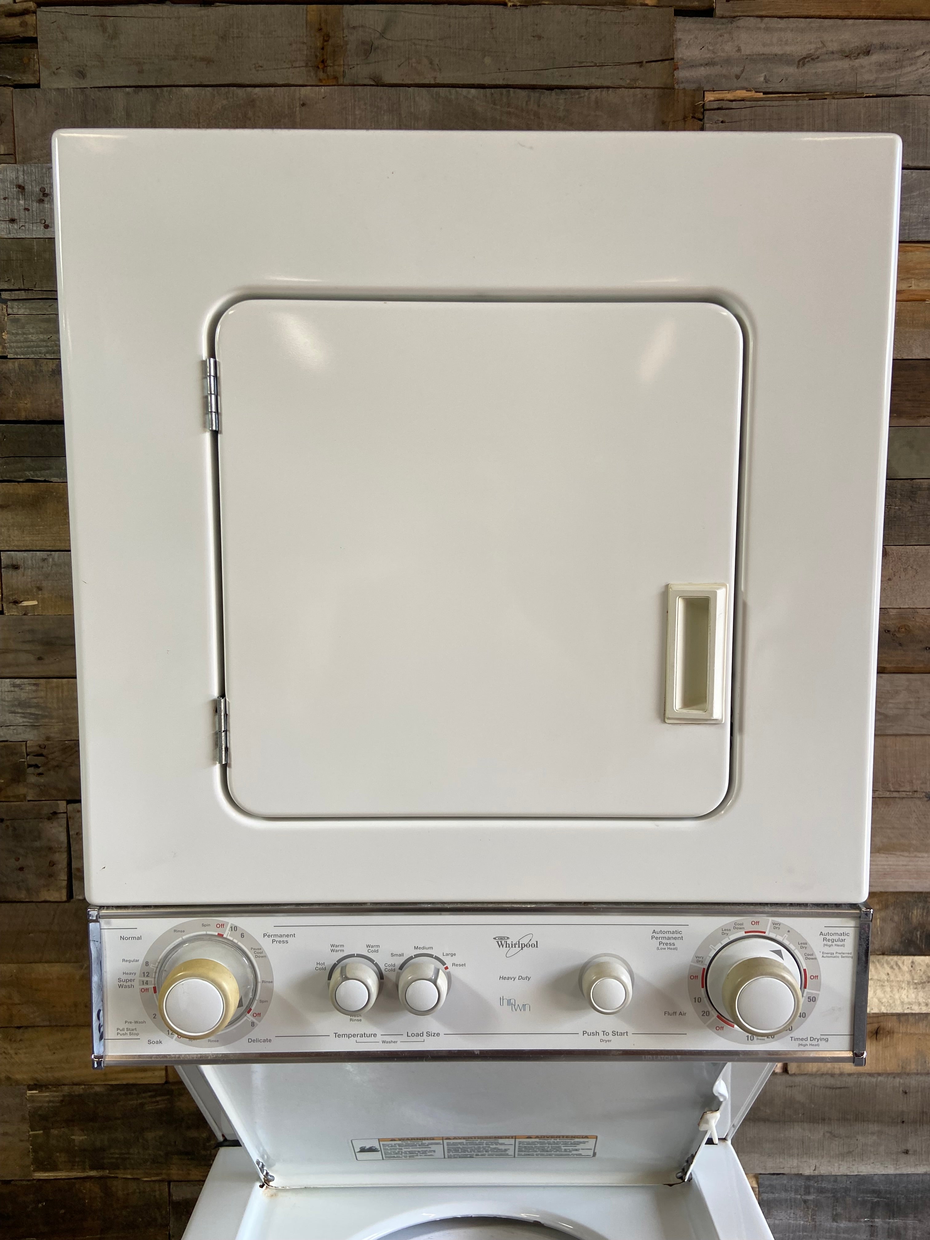 Whirlpool Thin Twin 24inch Stackable (240v)