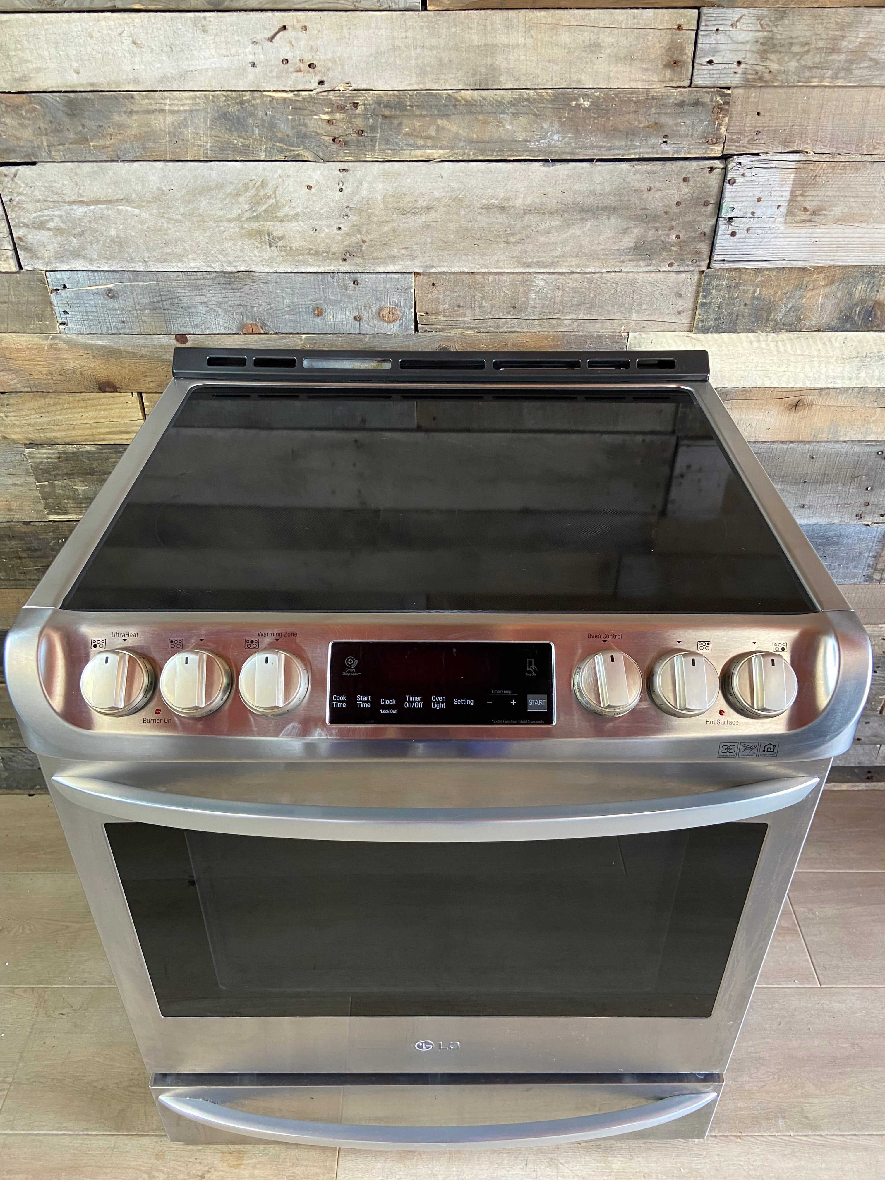 LG Stainless Steel Slide In Convection Oven Range