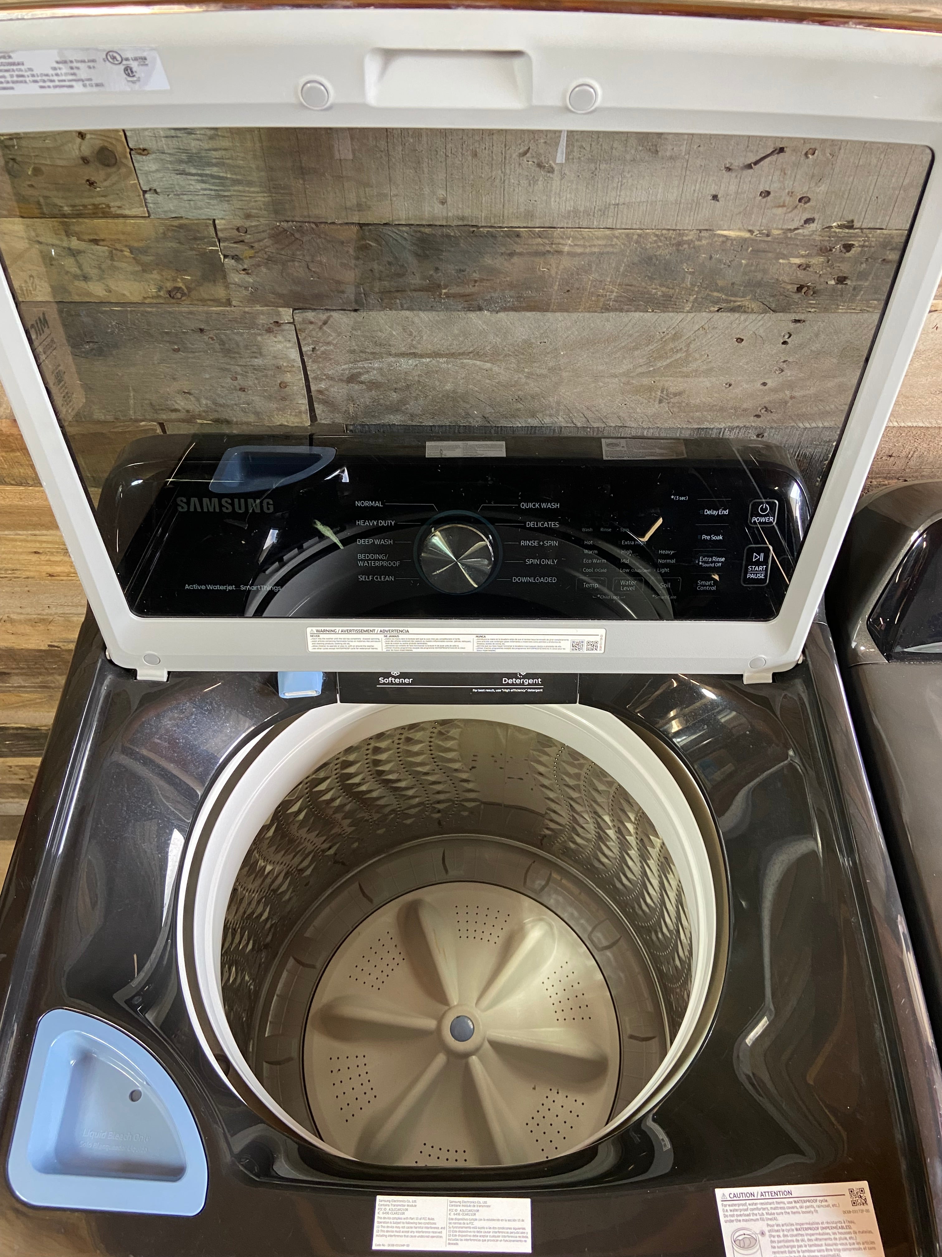 Black Samsung Washer Dryer Combo