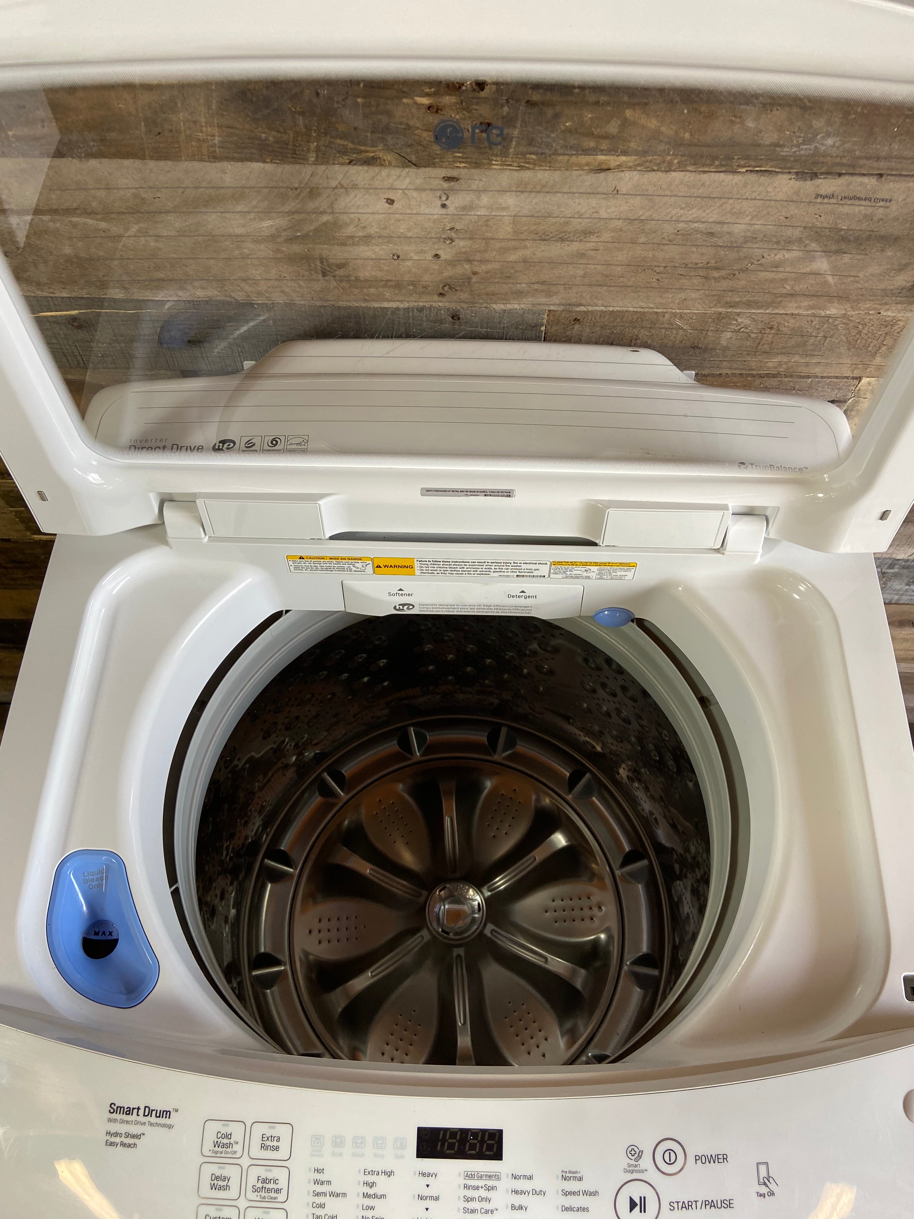 LG Direct Drive Smart Drum Top Load Washer