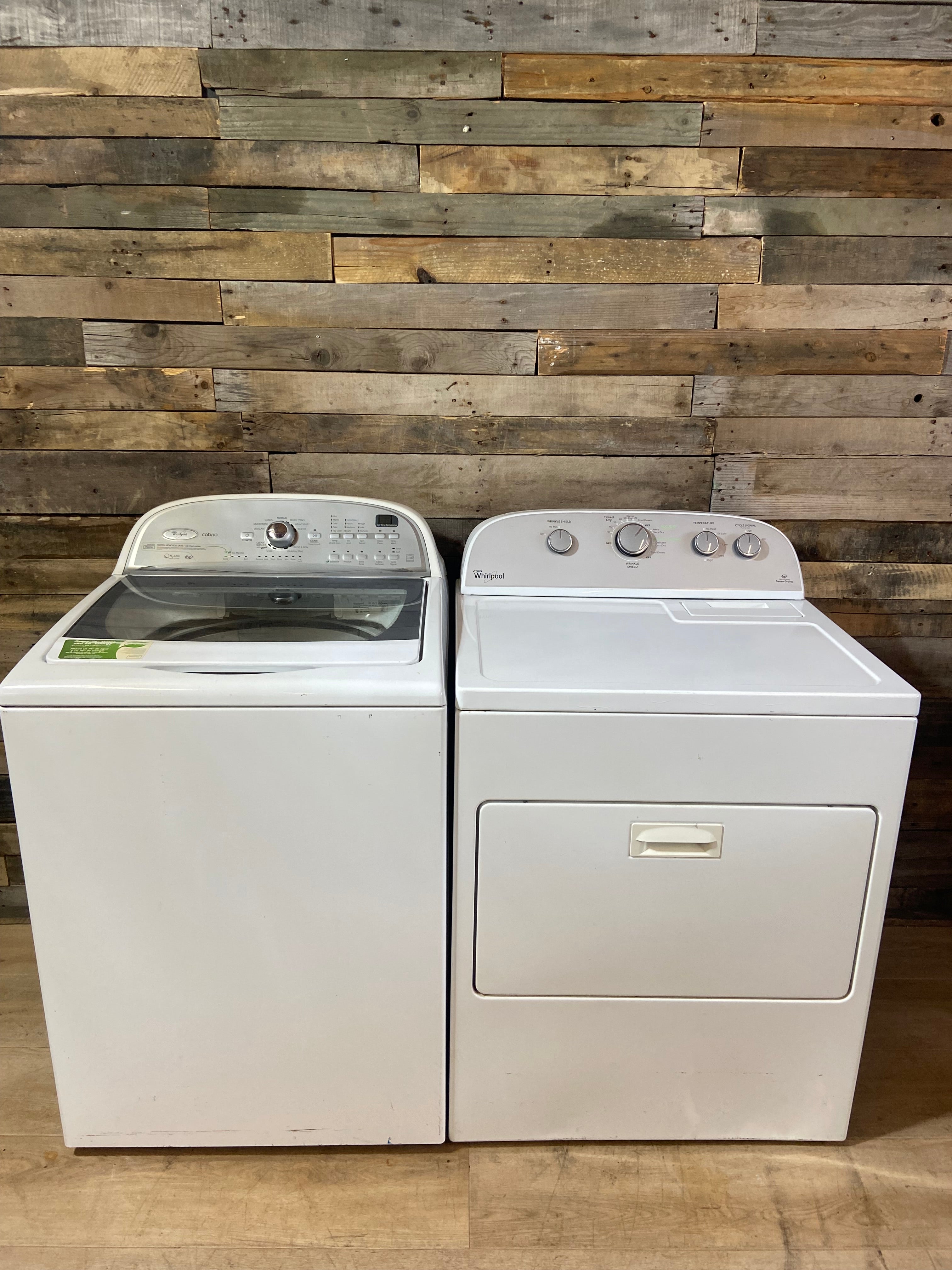 Whirlpool Top Load Glass Top Washer Mismatch Set