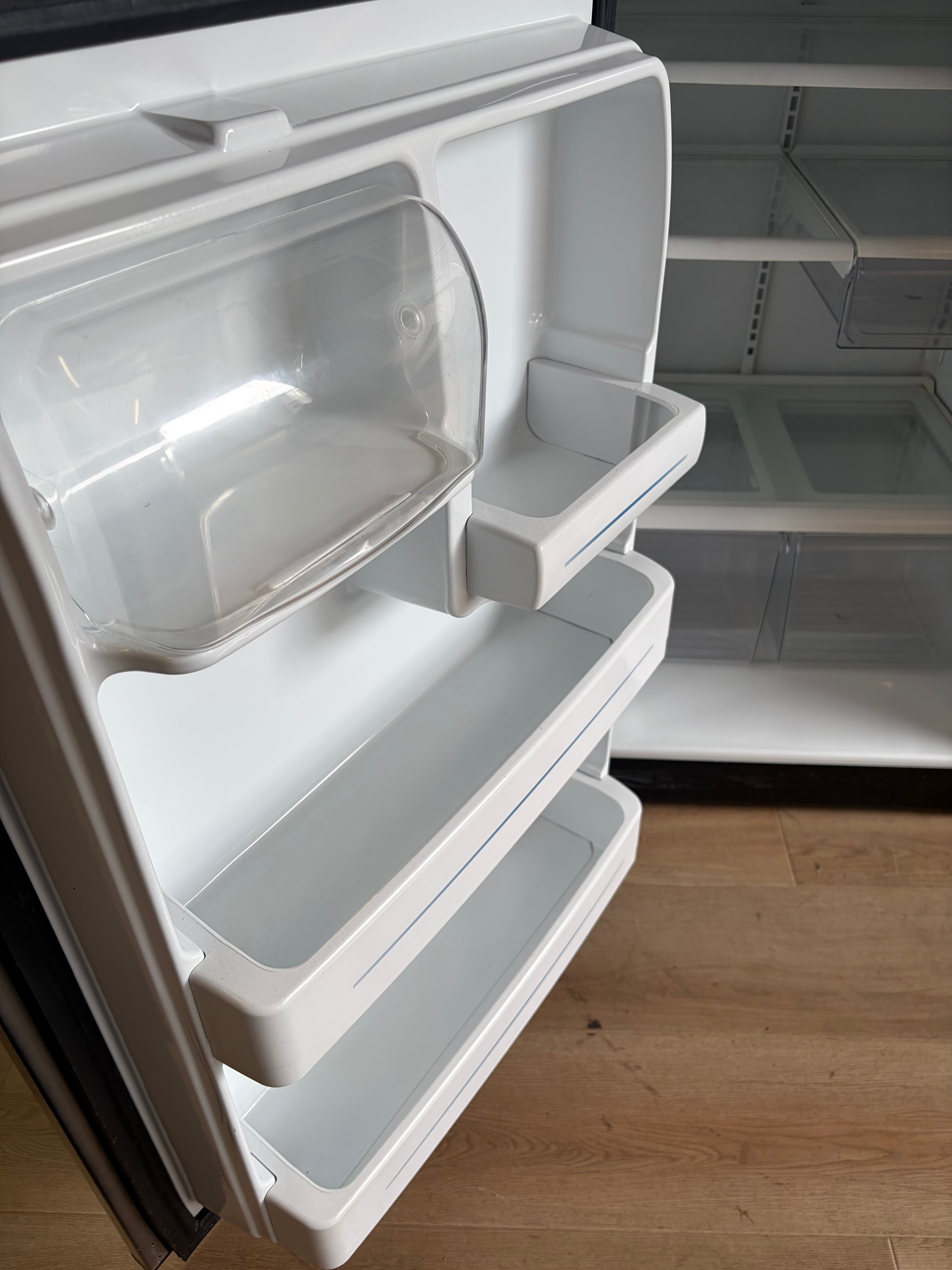 GE Stainless Top Bottom Fridge