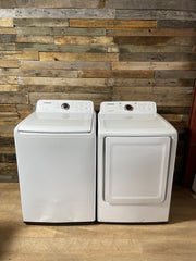 Samsung Large Capacity Top Load Washer & Dryer Set