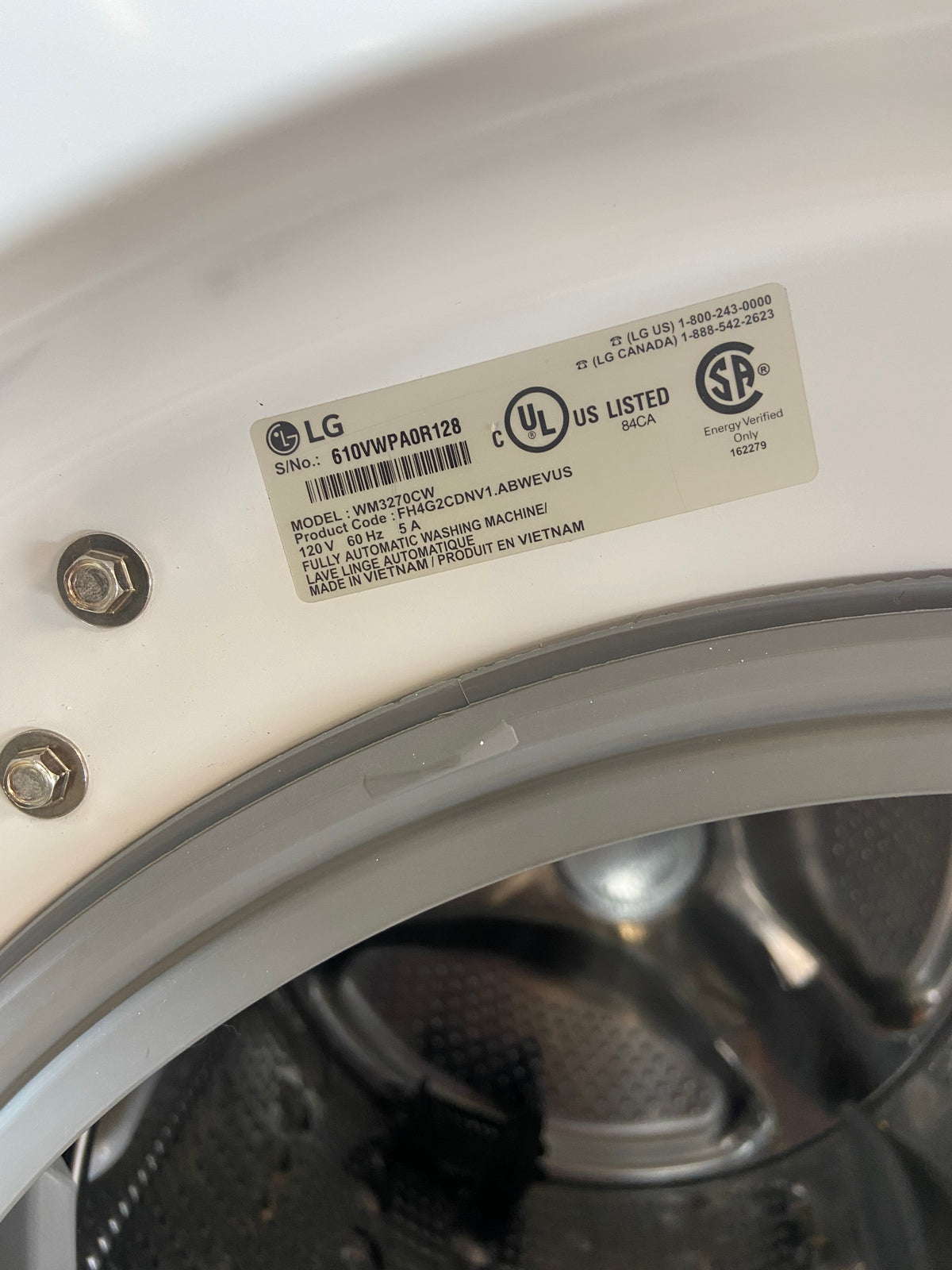 LG Front Load Washer & Dryer Set