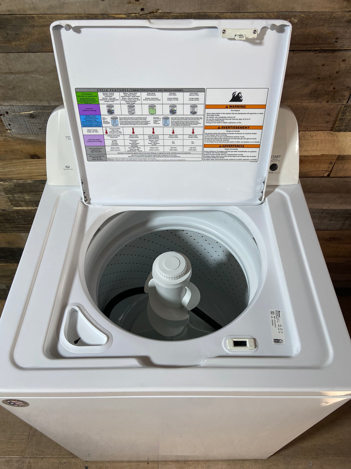 Amana Top Load Washer