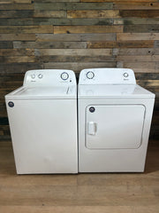 Amana White Top Load Washer Dryer Set