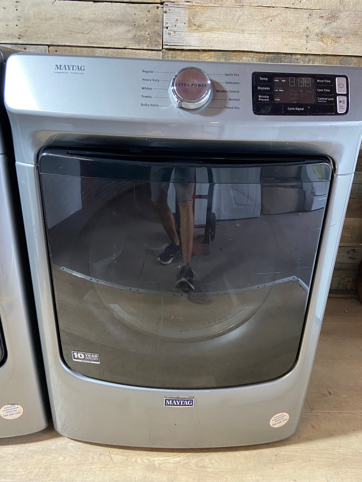 Maytag Stainless Steel Extra Power Front Load Washer & Dryer Set