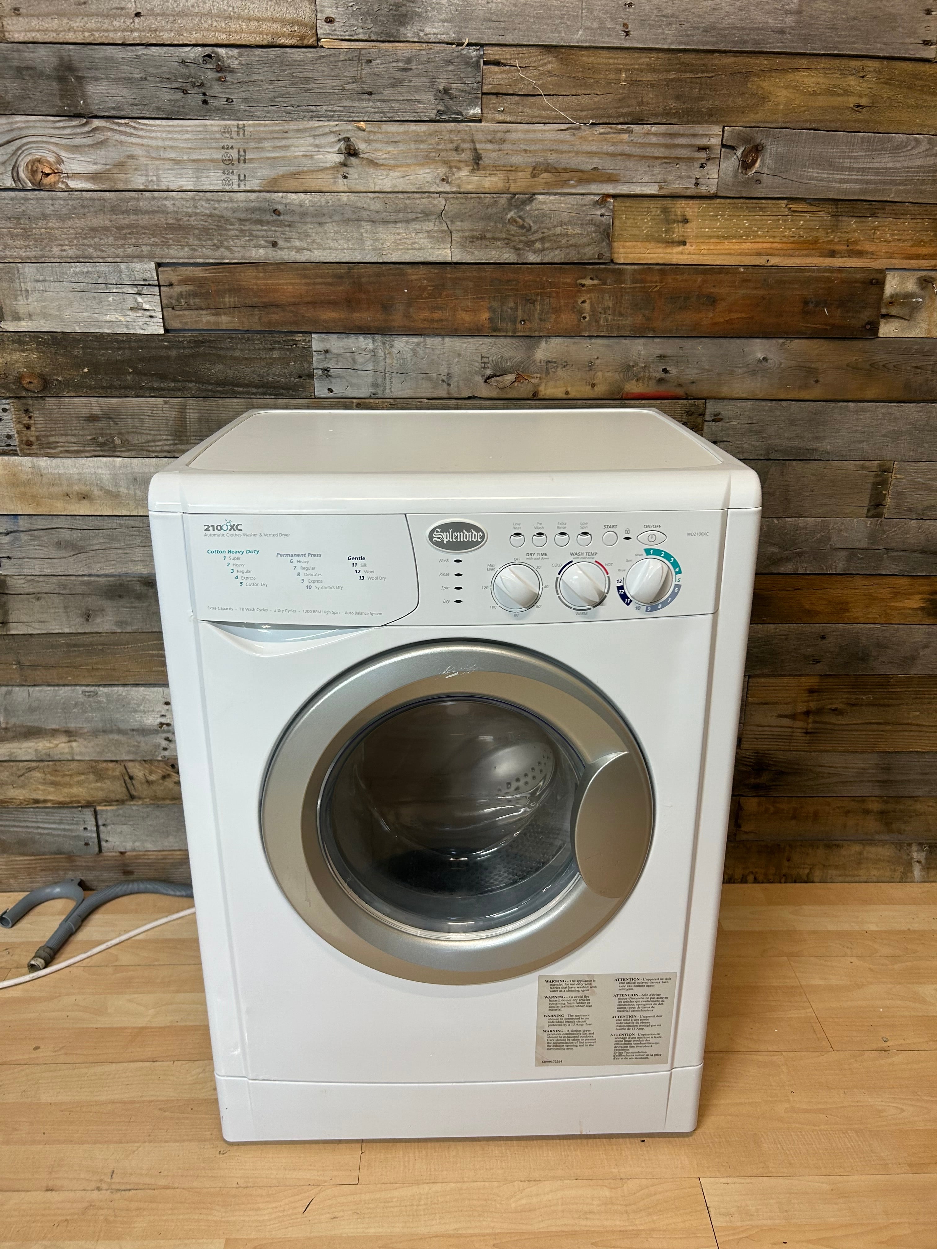 Splendide 2100XC All In 1 Washer/ Dryer