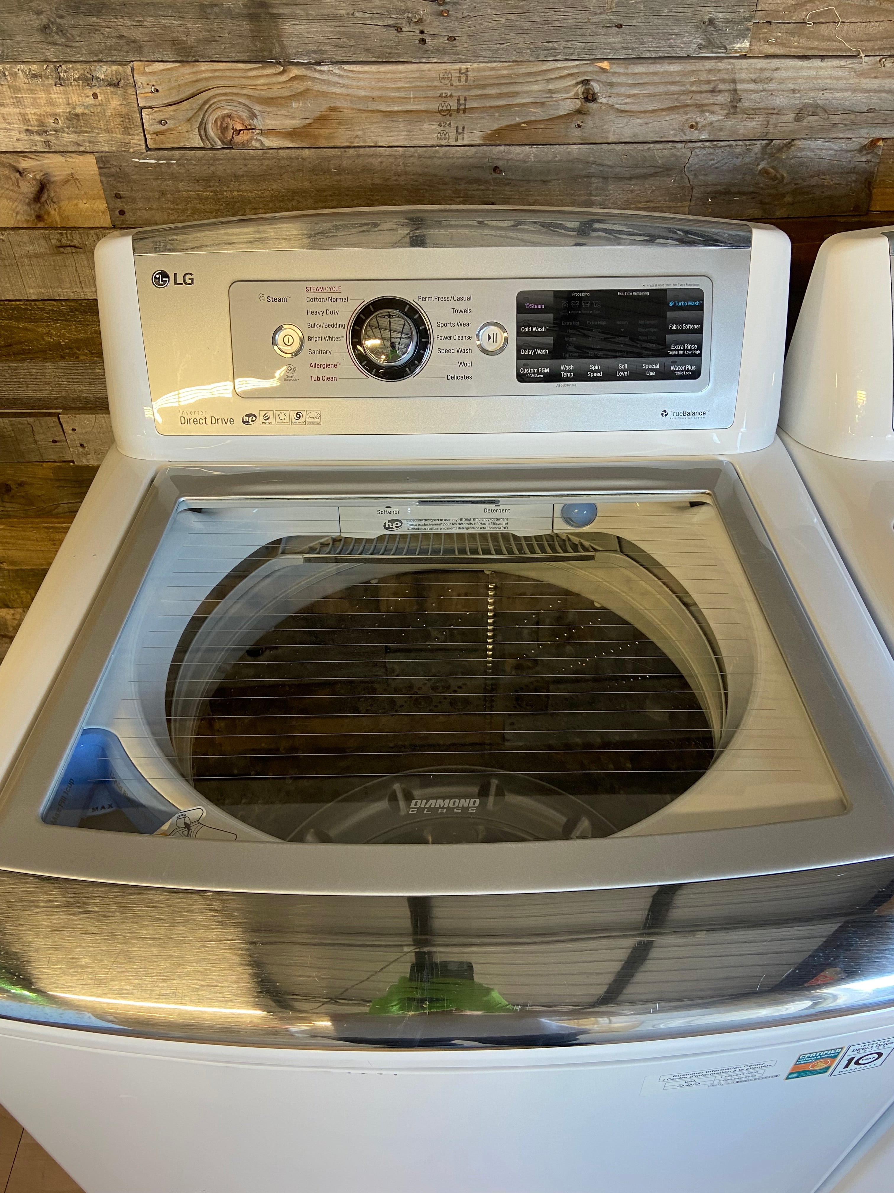 LG top load Washer & Dryer Set