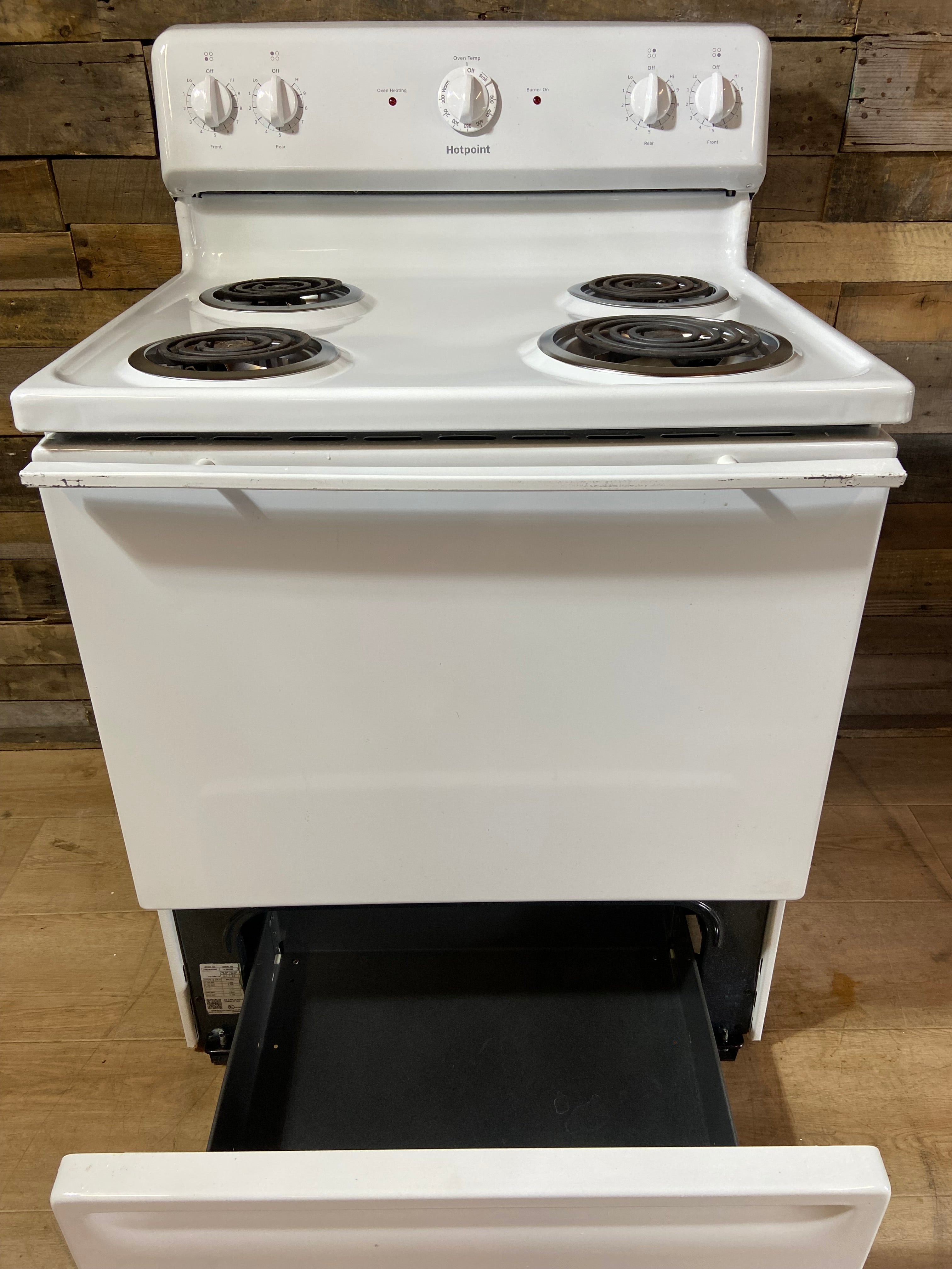 Hotpoint 4 Burner Coil Top Range