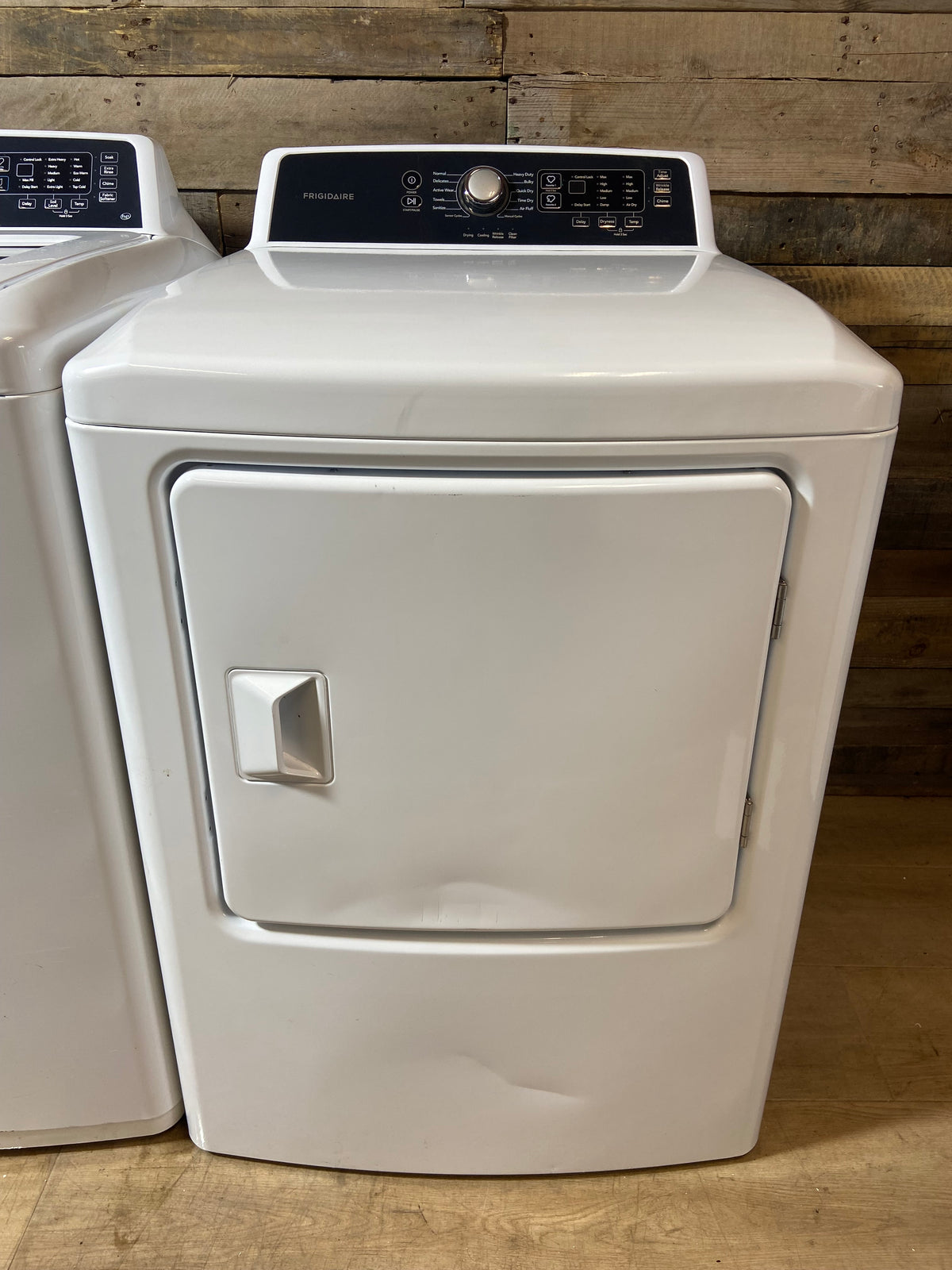 Frigidaire MaxFill Top Load Glass Lid Washer & Dryer Set