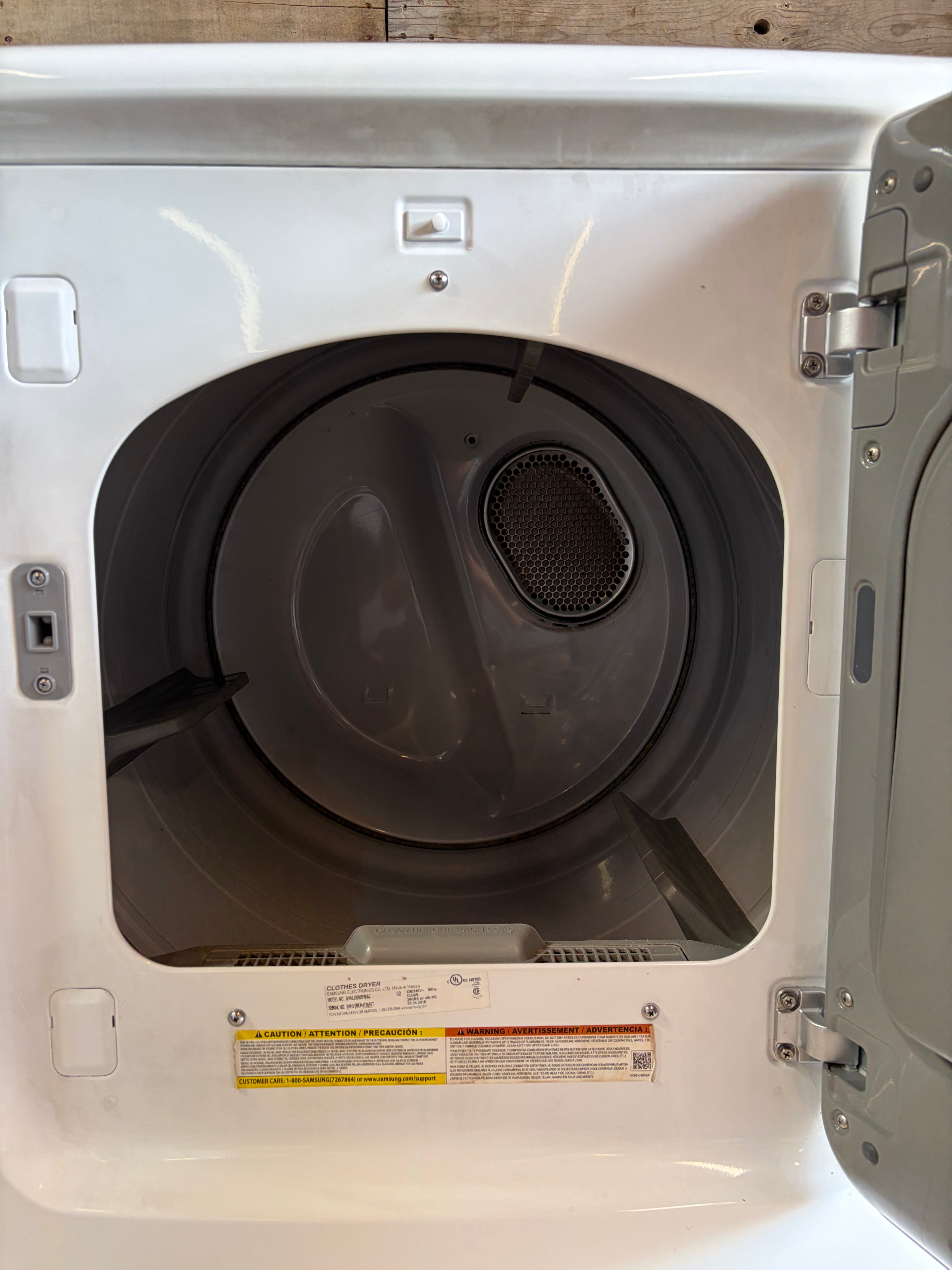 Samsung White Agitator Large Capacity Top Load Set