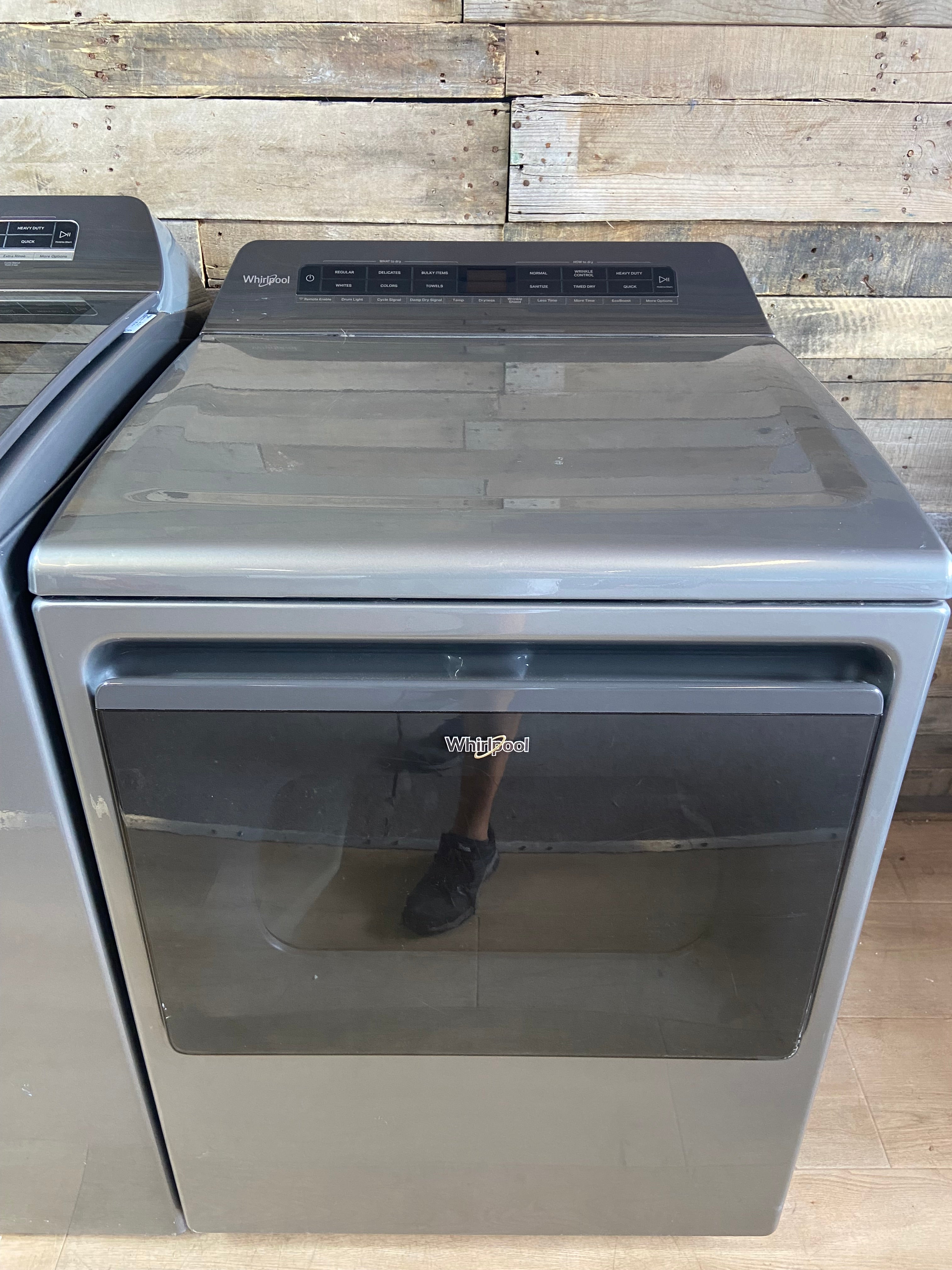 Whirlpool Grey Load & Go Washer Dryer Set with 2-in-1 Removable Agitator
