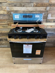 30 in. 5-Burner Freestanding Gas Range in Stainless Steel