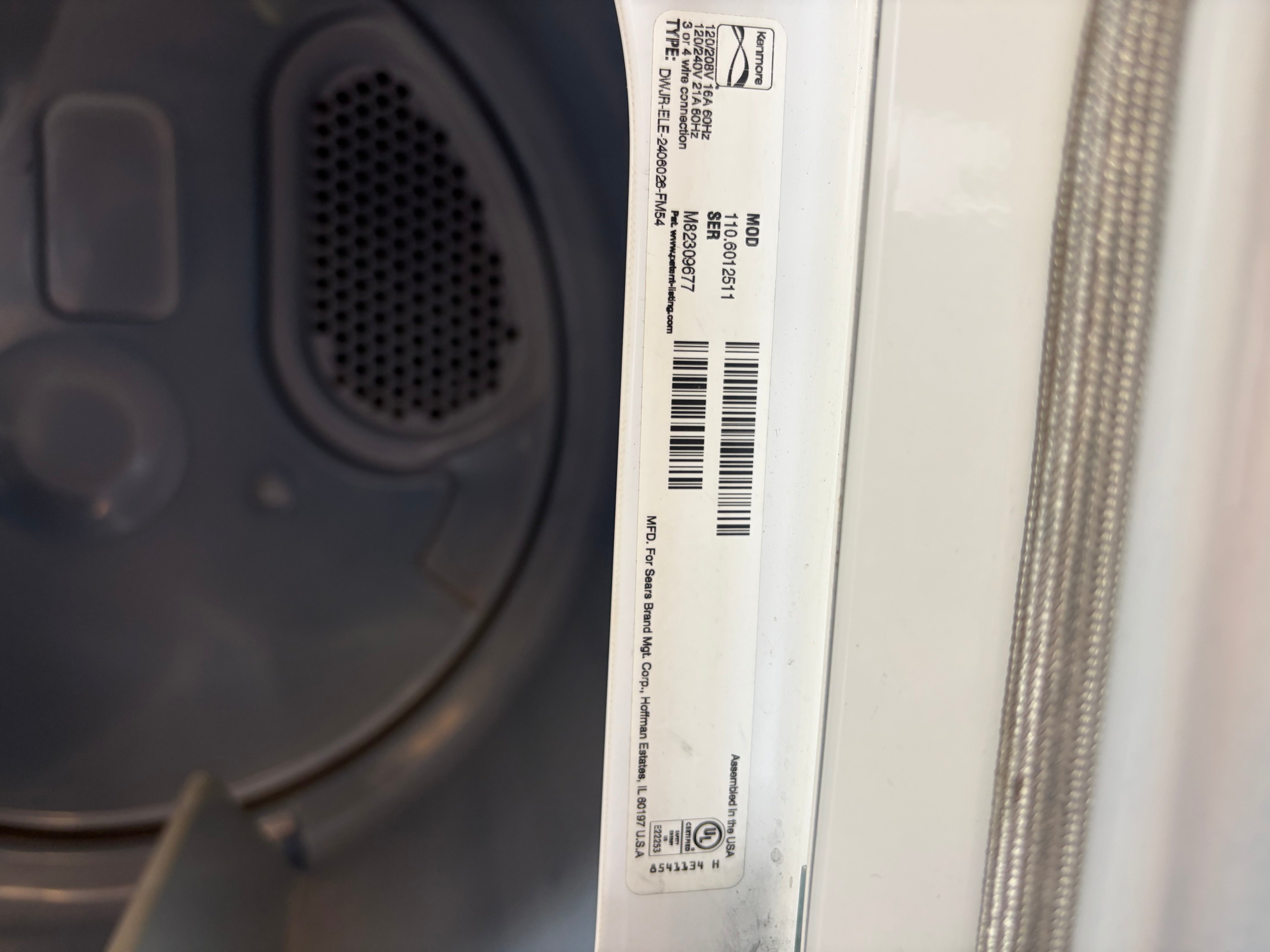 Whirlpool/Kenmore Top Load Set