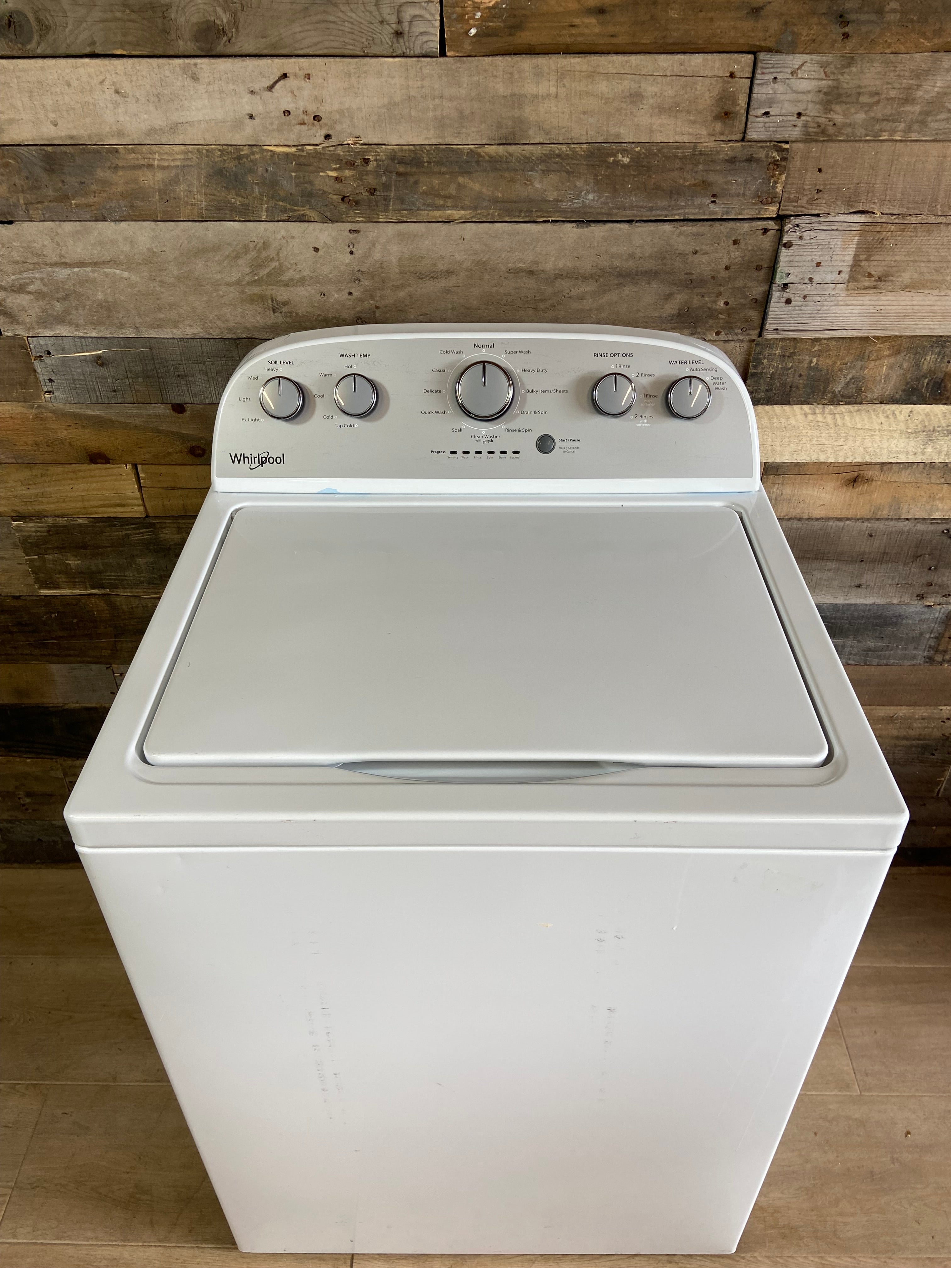 Whirlpool Grey Face Top Load Washer