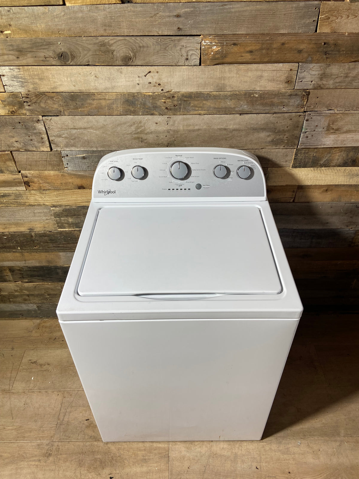 Whirlpool Top Load Grey Panel Washer