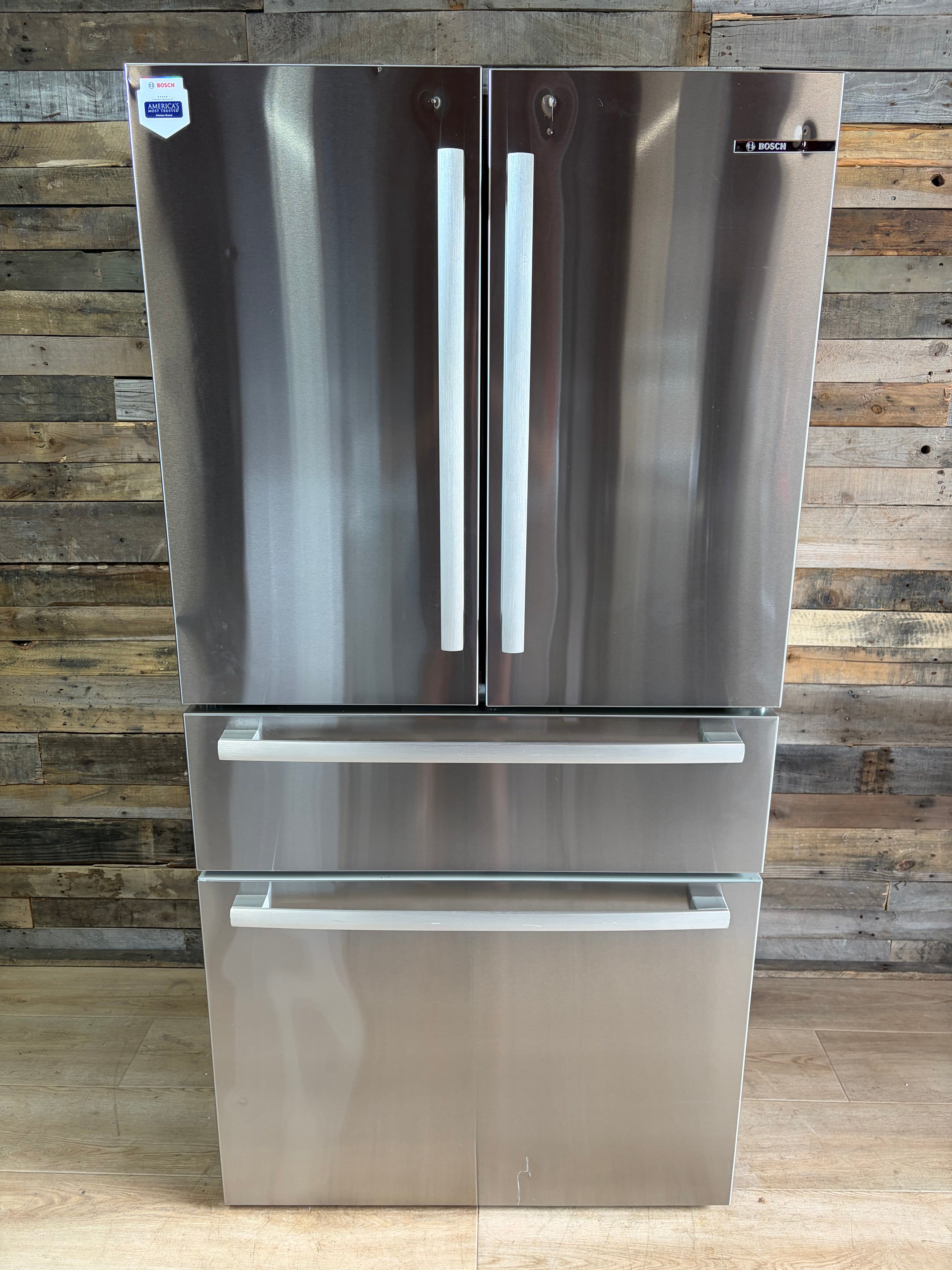 Bosch® 800 Series 36" 20.5 Cu. Ft. Stainless Steel Counter Depth French Door Refrigerator