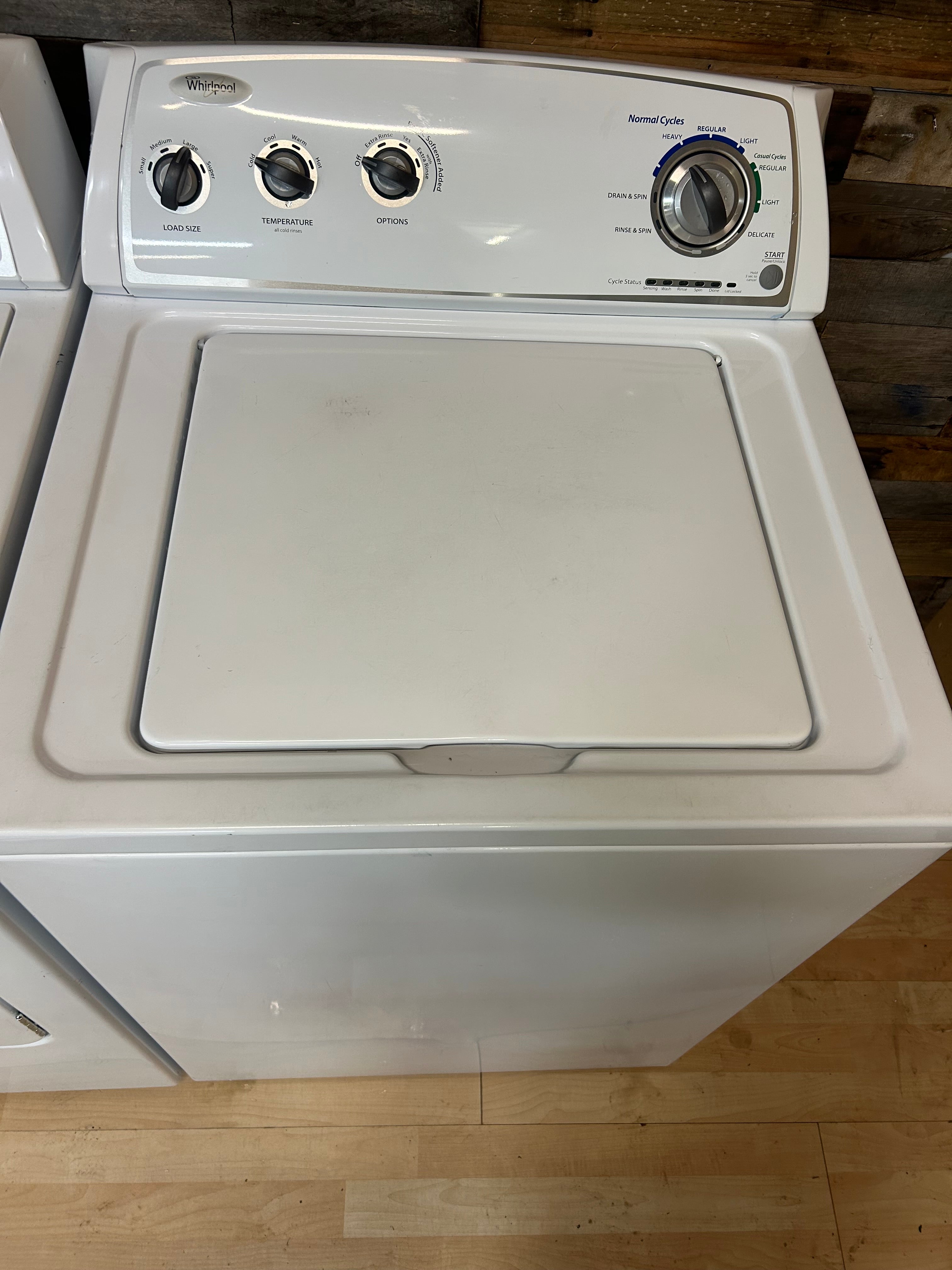 Whirlpool White Top Load Set