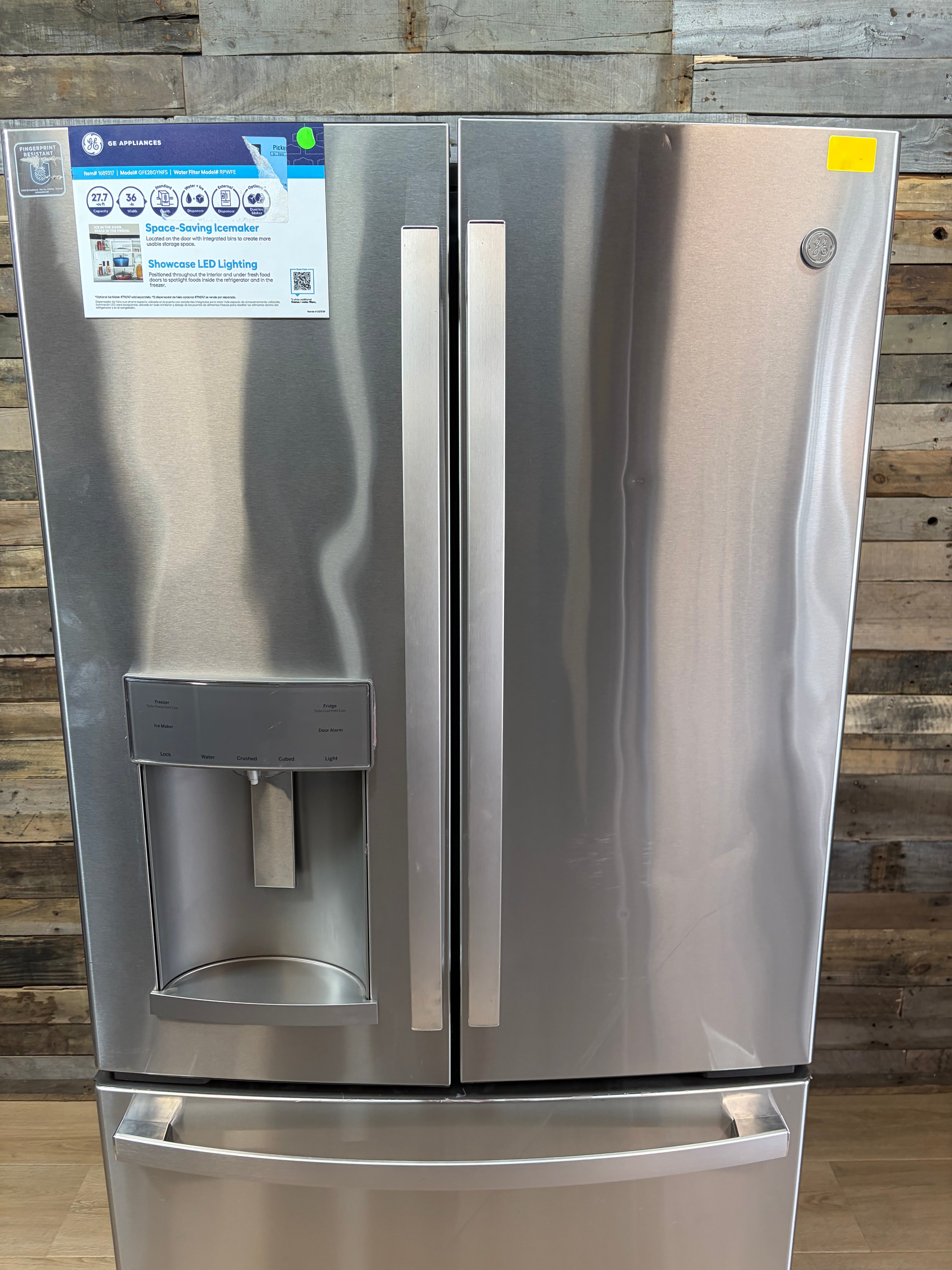 GE 27.7 Cu. Ft. Fingerprint Resistant French-Door Refrigerator