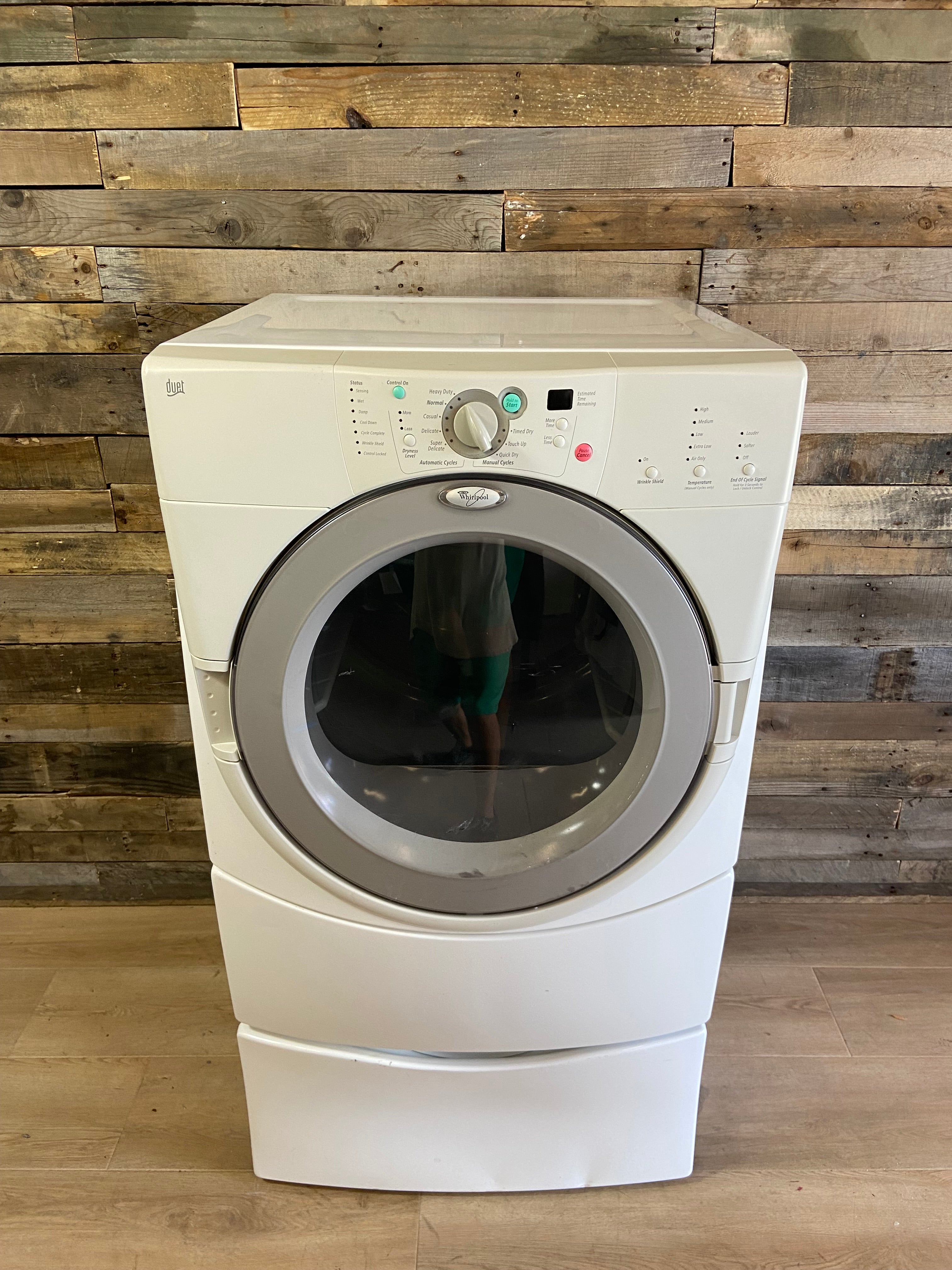 Whirlpool Duet Front Load Style Dryer With Pedestal