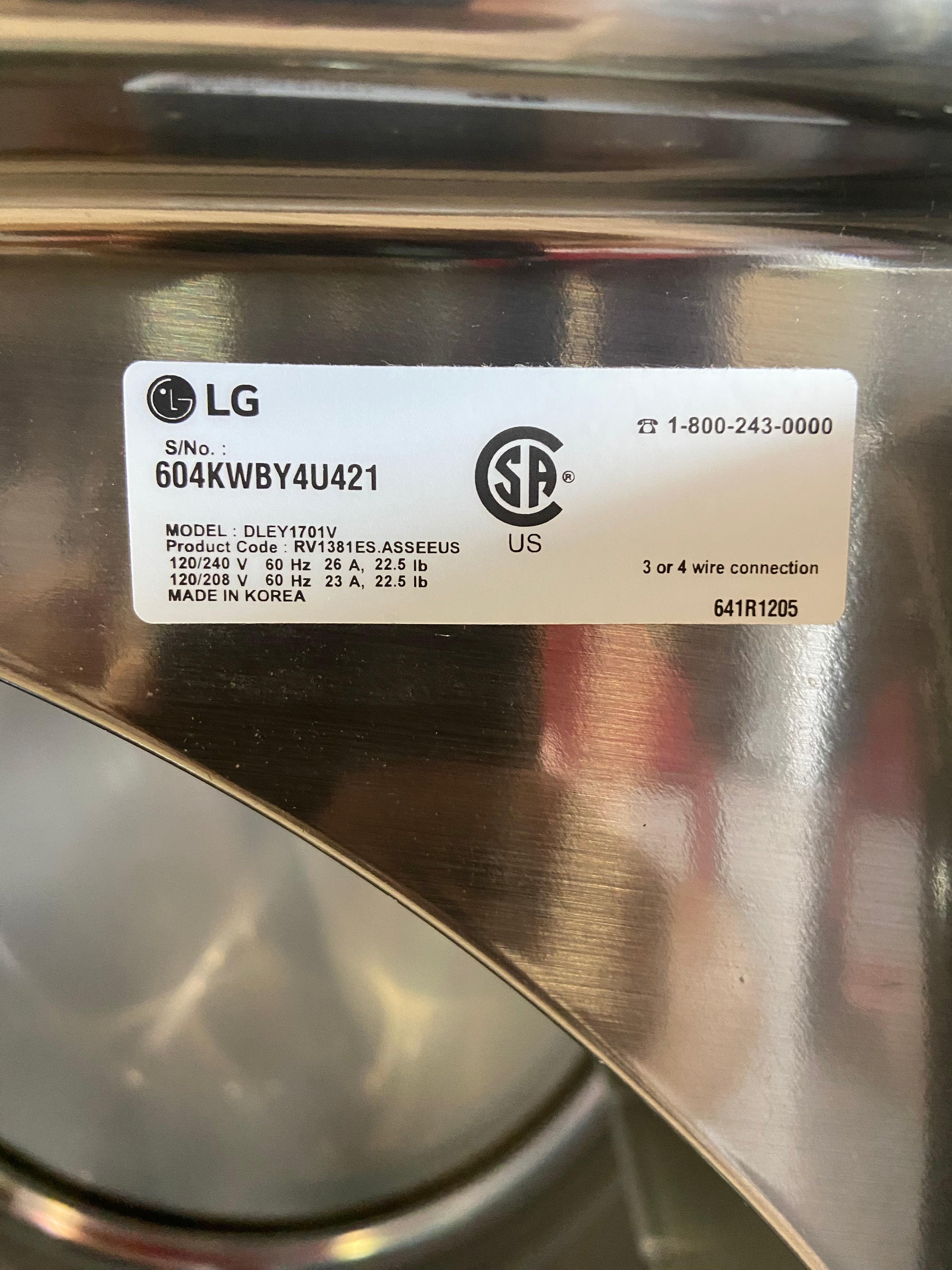 Stainless LG Large Capacity Smart Drum Set