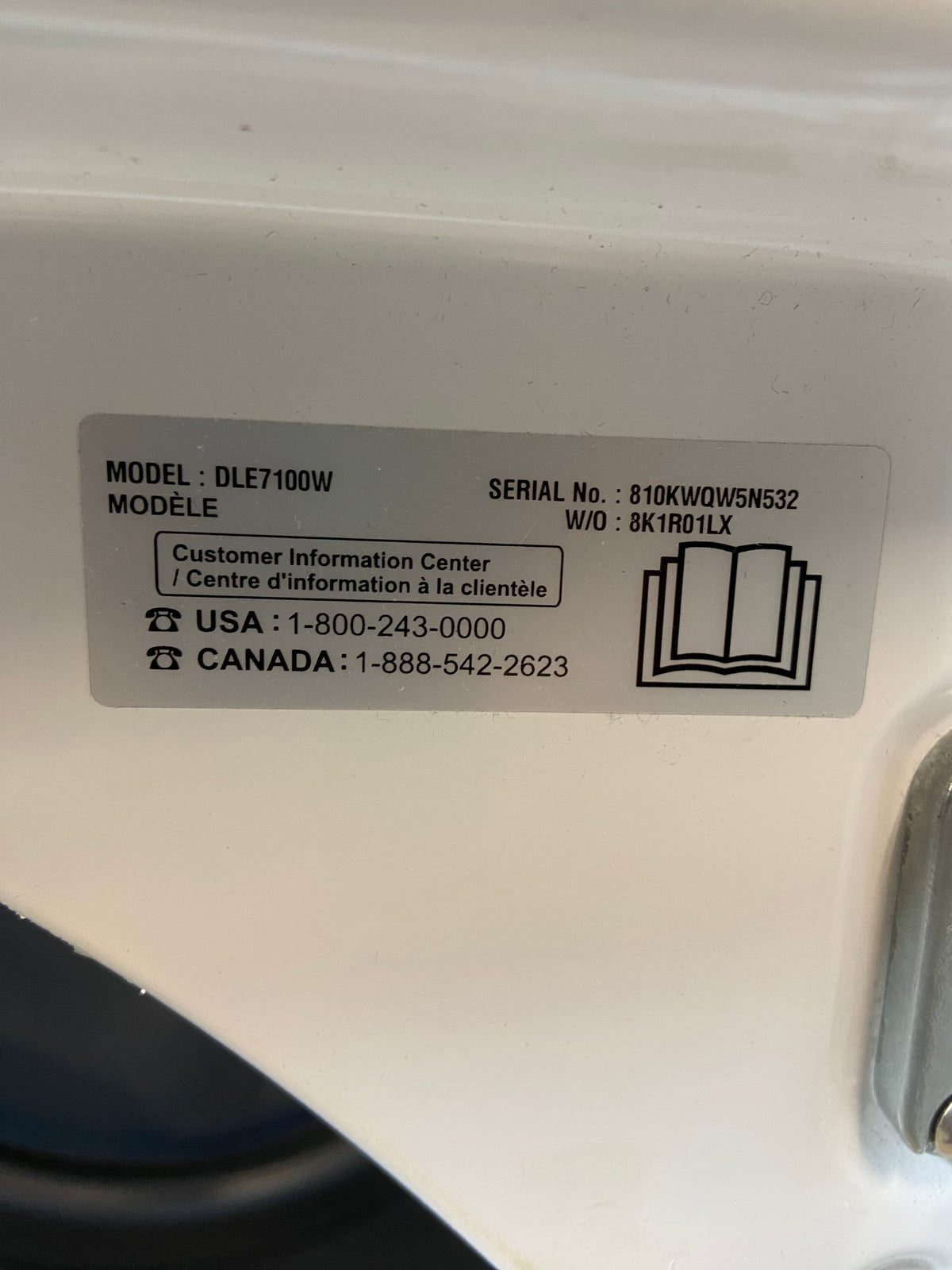 LG Direct Drive Large Capacity Washer & Dryer Set