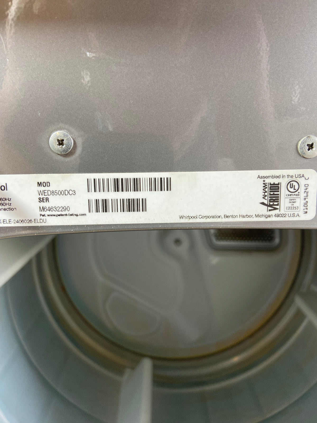 Whirlpool Cabrio Extra Large Capacity Silver Washer & Dryer Set