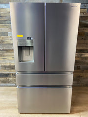 Hisense PureFlat Standard-Depth 25.6-cu ft 36-in Wide with Ice Maker ( Fingerprint resistant stainless steel )